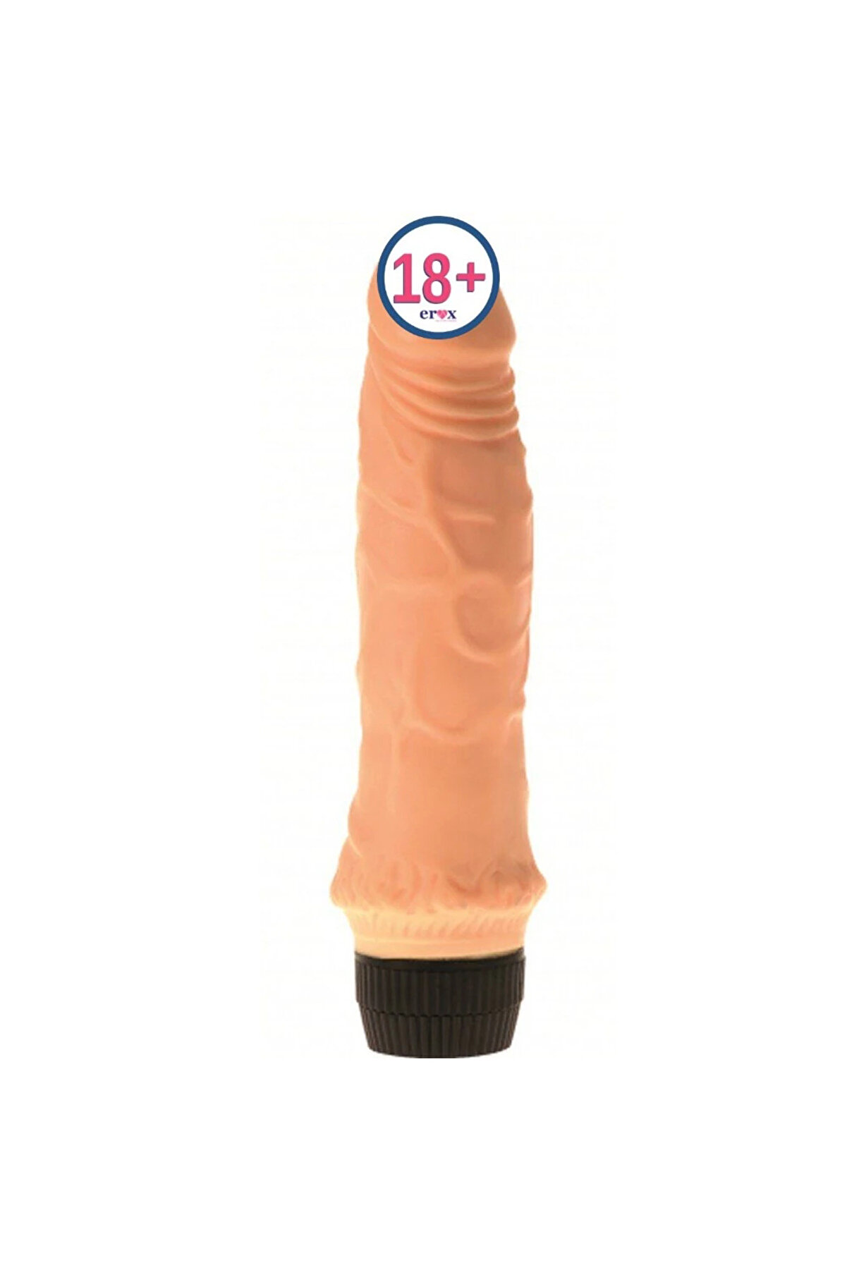 Erox Vi̇bes Flesh Kademeli̇ Ti̇treşi̇mli̇ Jel Vi̇brat&ouml;r 23 Cm