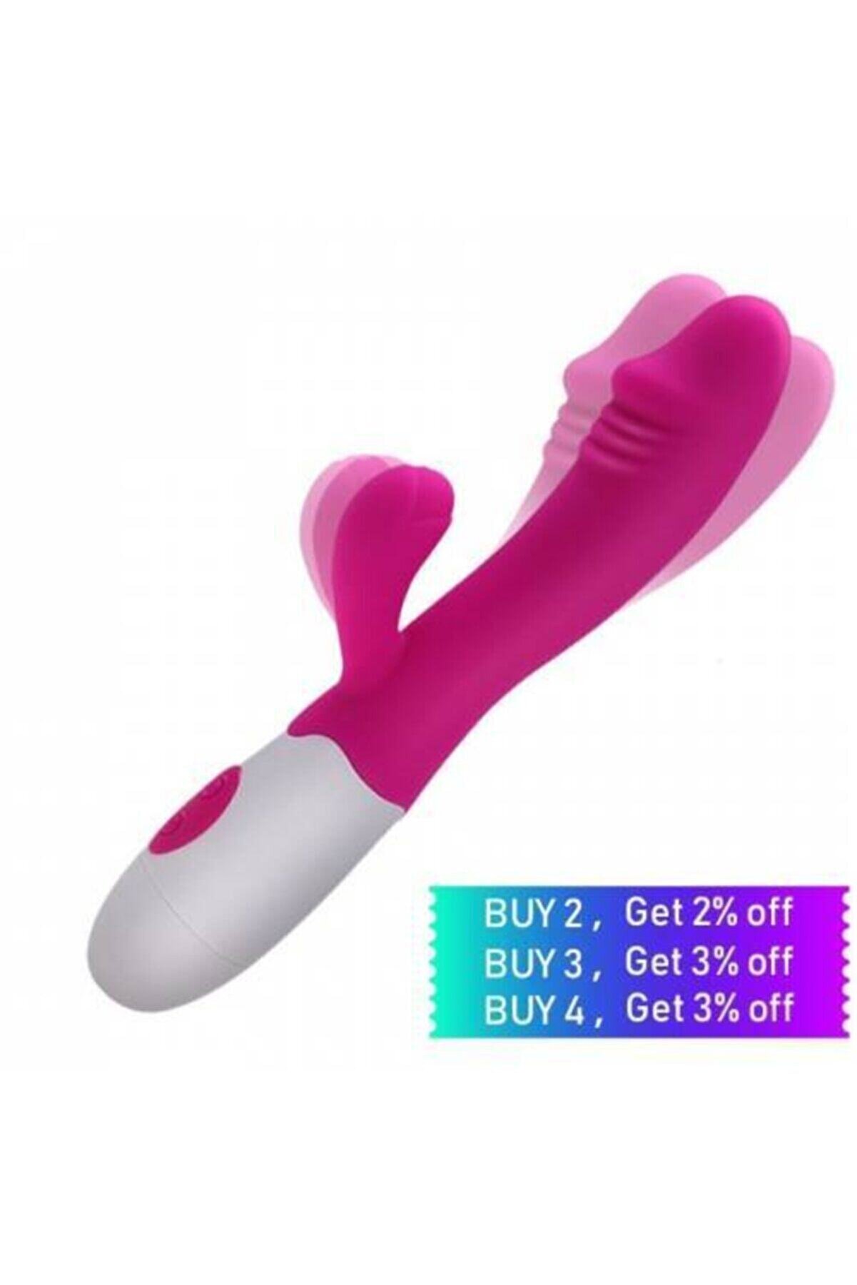 Erox G Noktası Uyarıcılı Si̇li̇kon Tavşan Vi̇brat&ouml;r 10 Modlu-Kapalı Paket