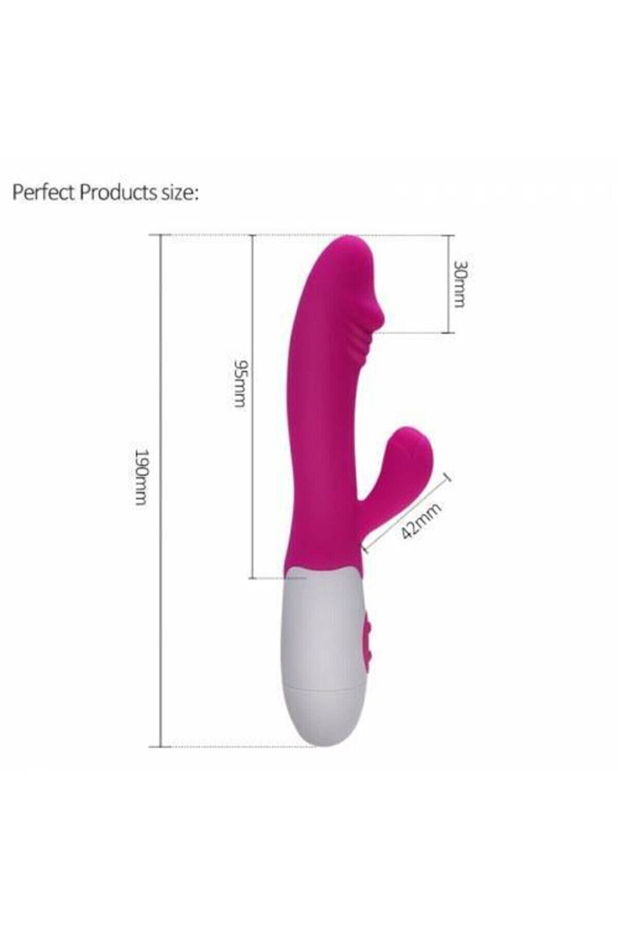 Erox G Noktası Uyarıcılı Si̇li̇kon Tavşan Vi̇brat&ouml;r 10 Modlu-Kapalı Paket