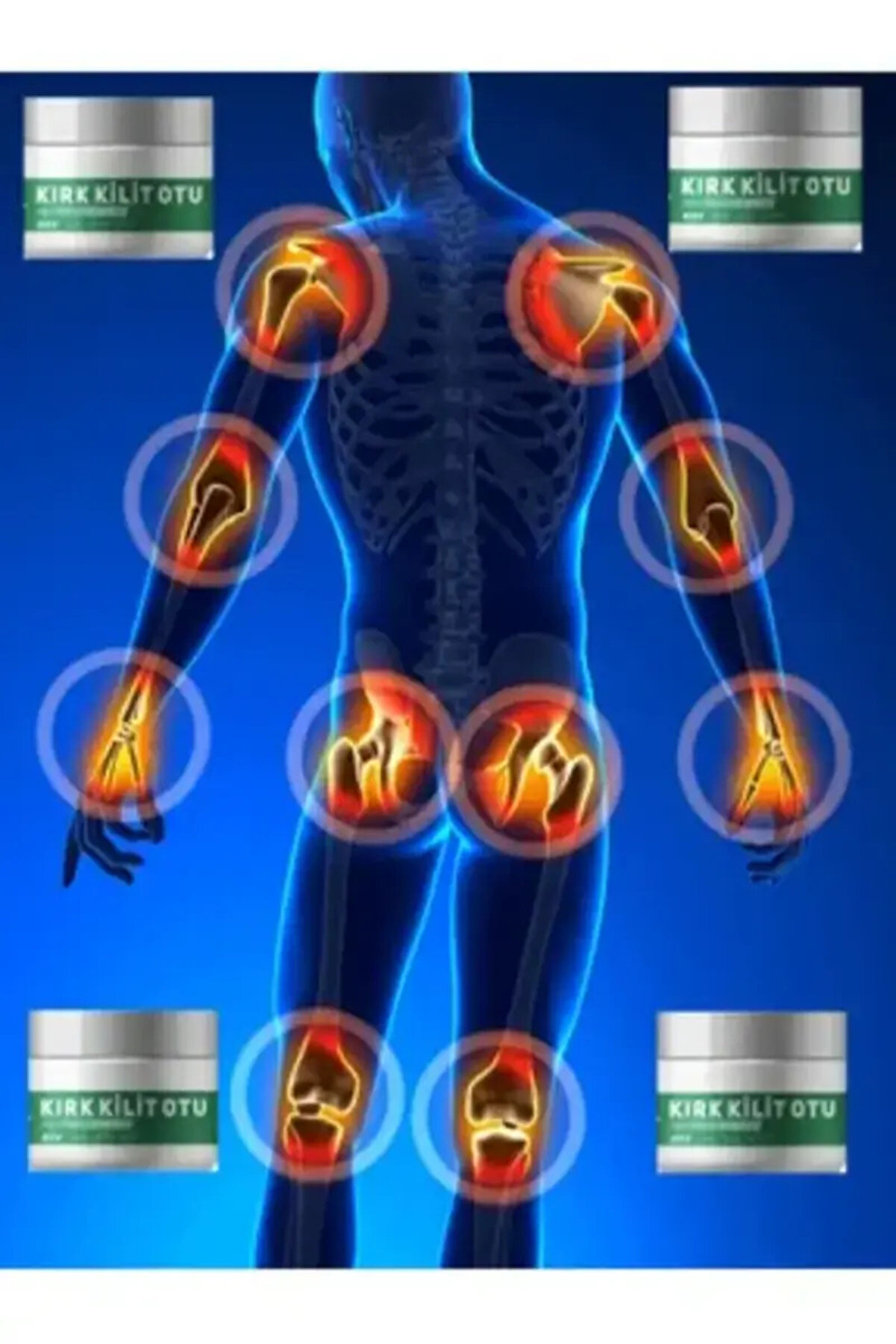 Kırkki̇li̇totu Vücut Adale Eklem Ağrıları İçi̇n Masaj Bakım Kremi̇ 150 Ml X 2 Adet