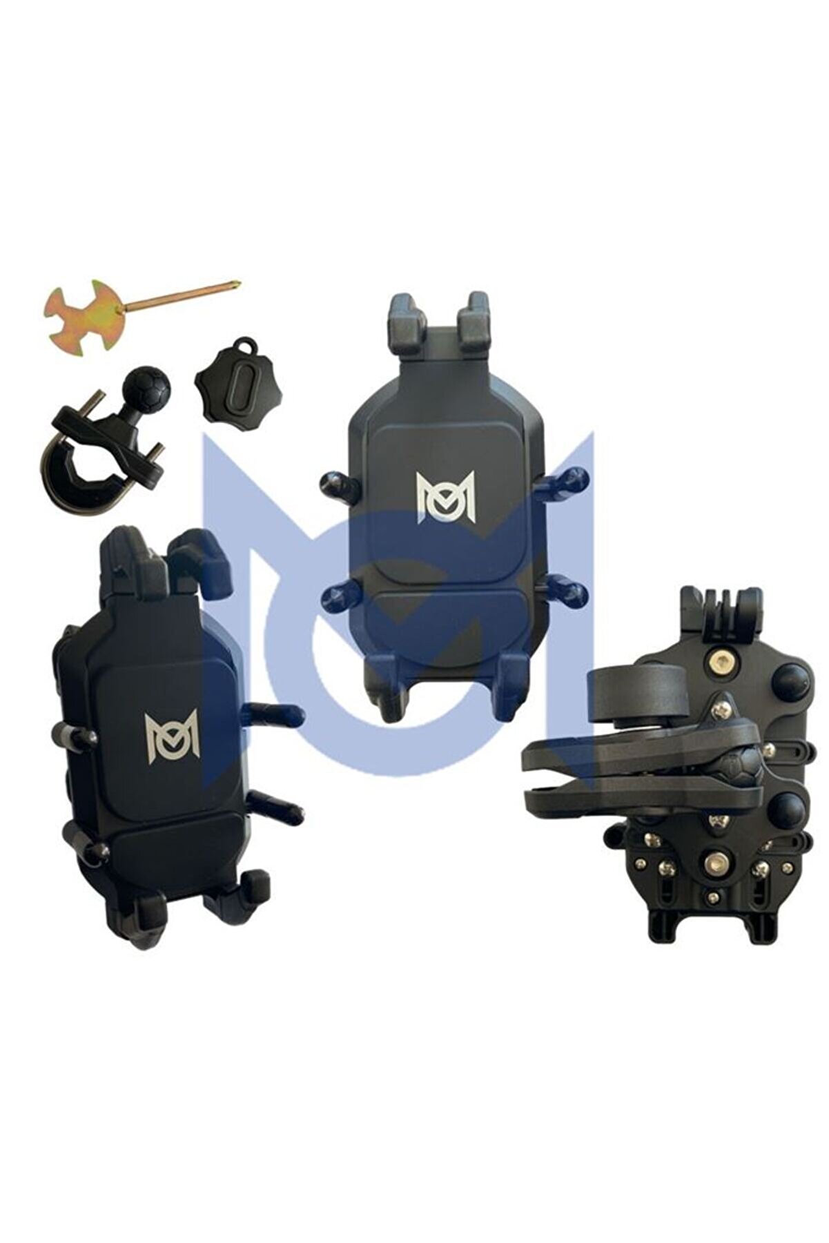 Motosi̇klet Scooter Gi̇don Bağlantılı Telefon Tutucu (Ti̇treşi̇m Modüllü) (M.o)