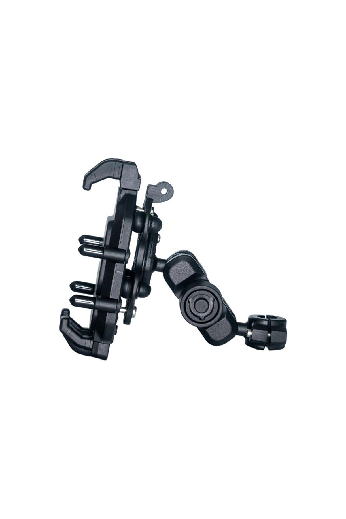 Alkan MB Motosiklet Scooter Gidon Bağlantılı Telefon Tutucu (Titreşim Modüllü) (M.O)
