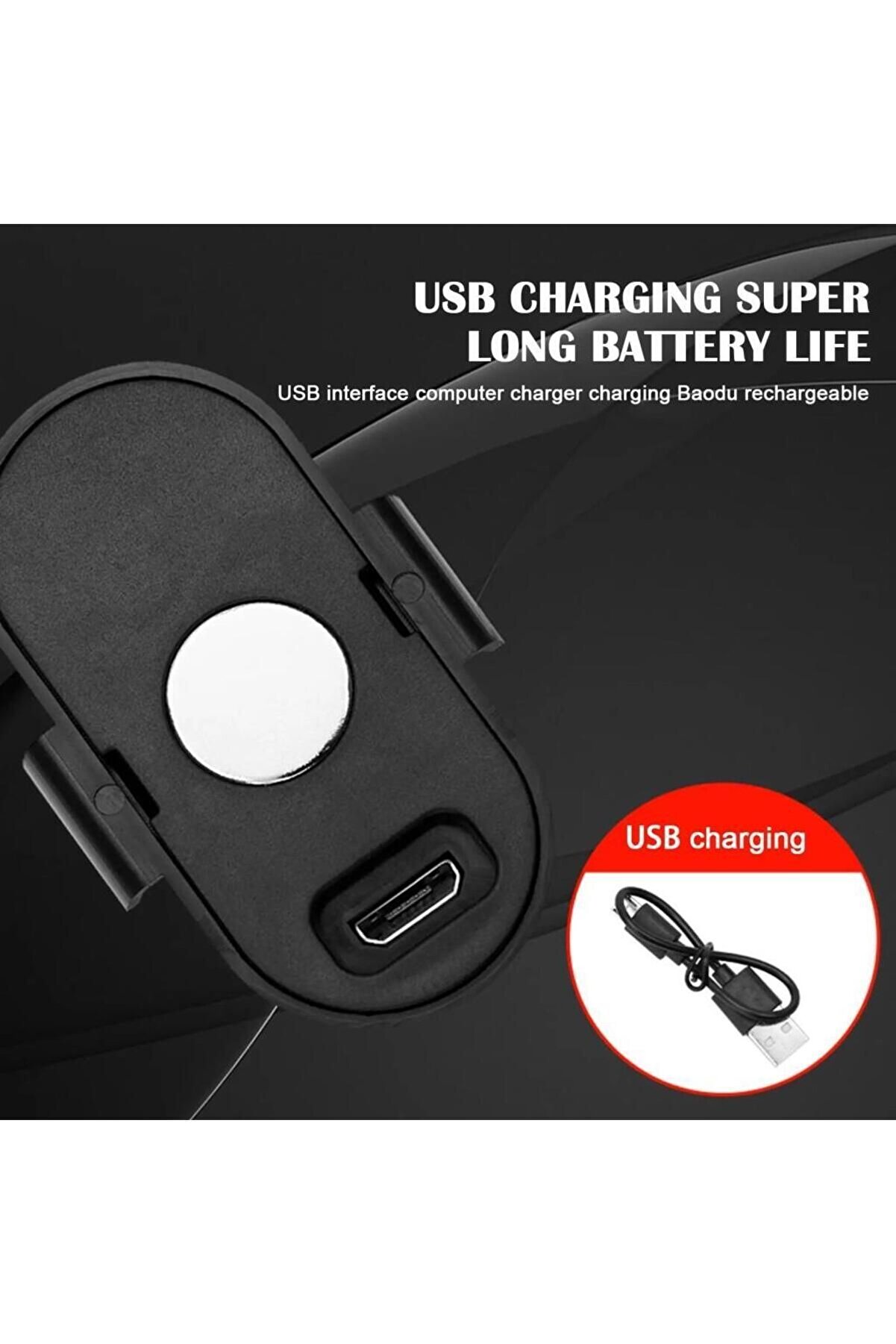 Motor Drone Uçak Kanadı Led Şarjlı Kablosuz Mi̇ni̇ Led Çakarlı Lamba