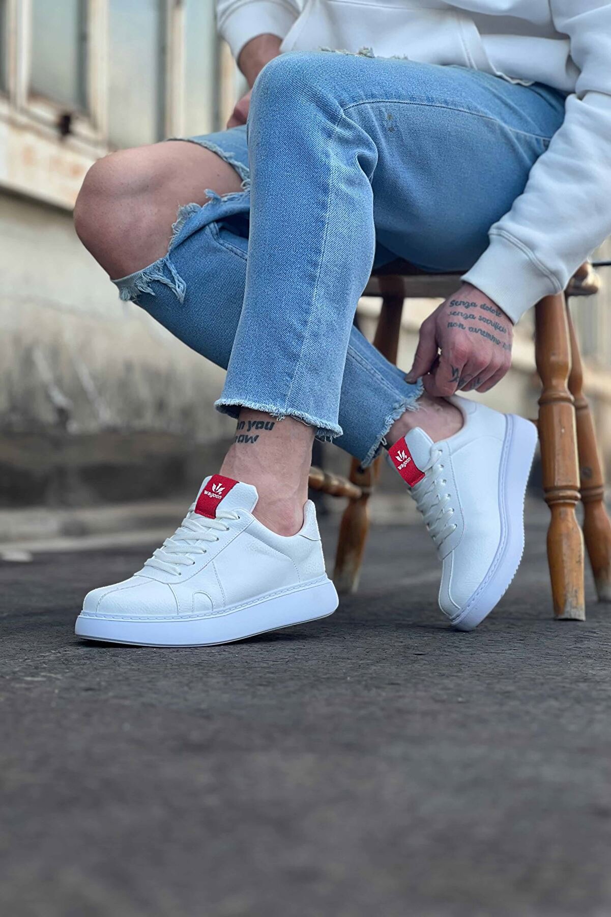 Ethab Ti̇caret Beyaz Erkek Casual Ayakkabı