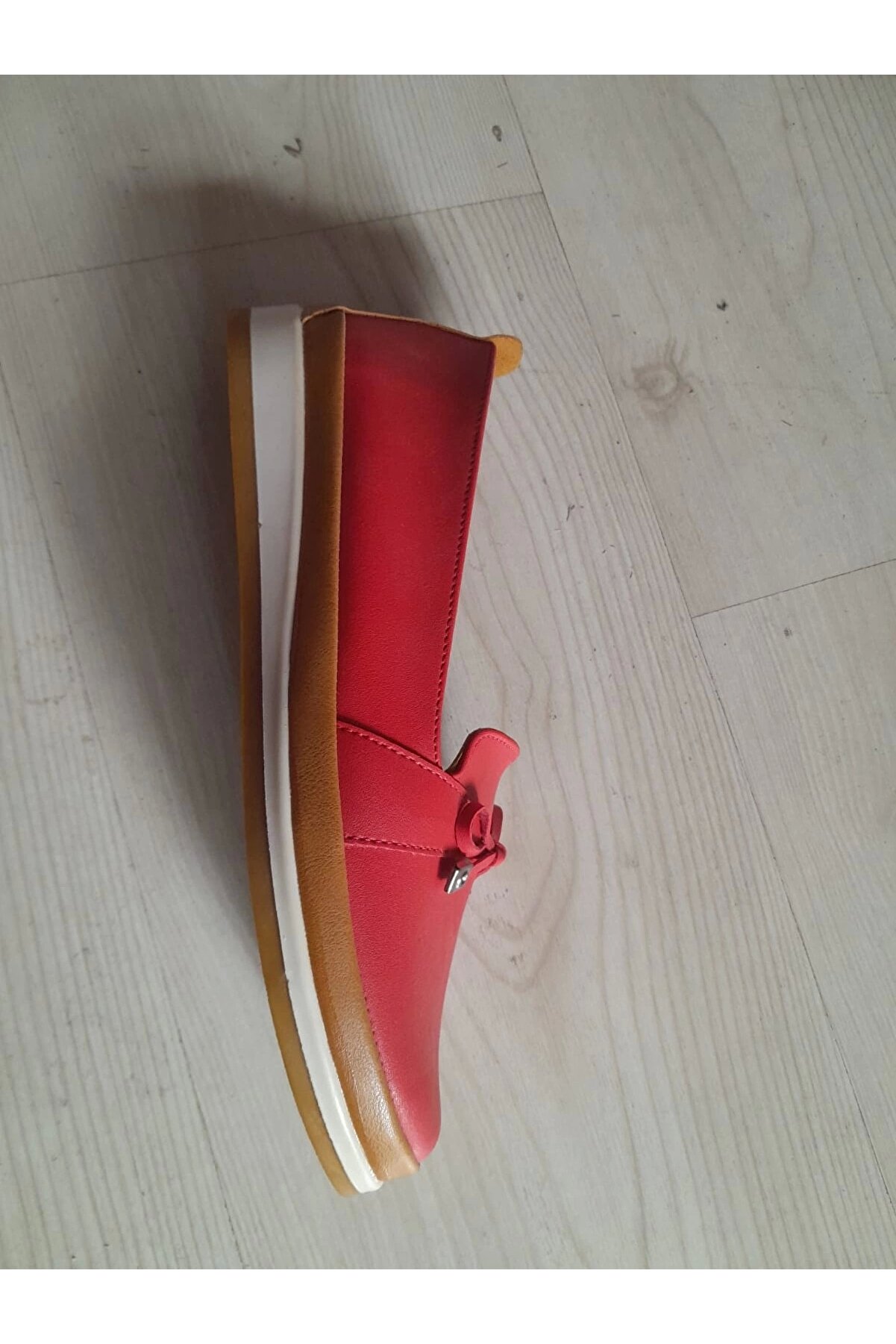 Gult Kadın Lofer Babet Kırmızı