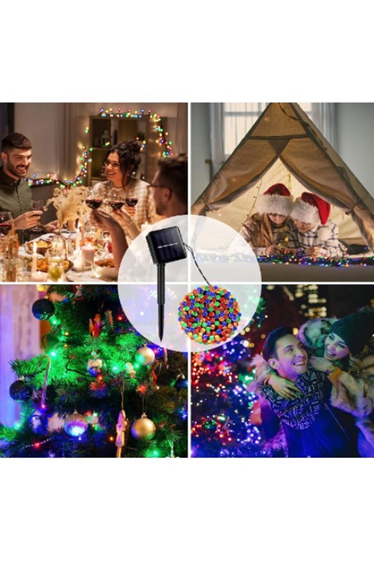 evimdeyokyok 11m 100 Led RGB SOLAR