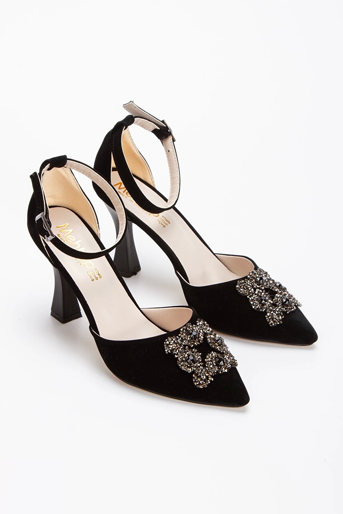 Gult Kadın Özel Topuklu Ayakkabı Süet