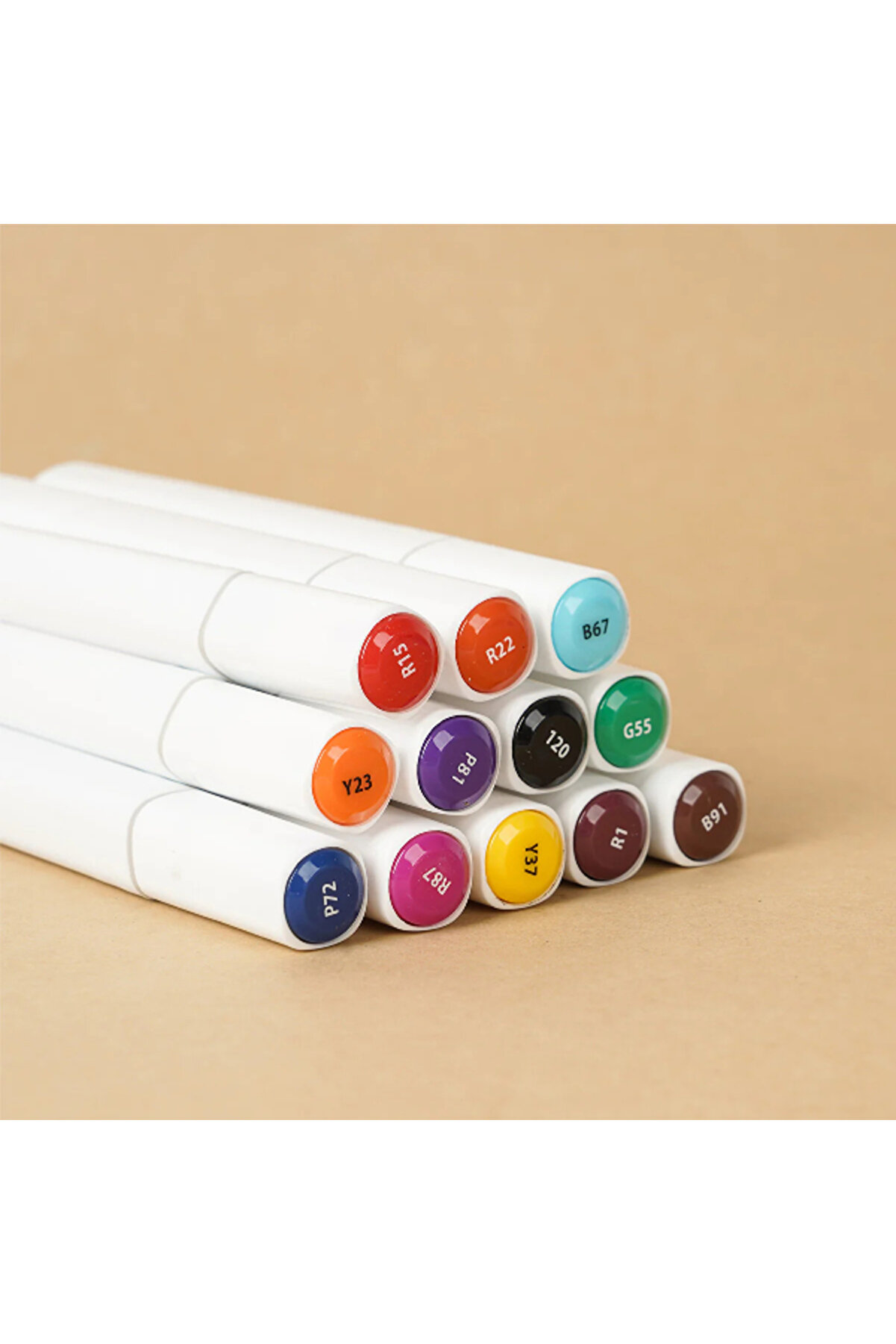 Ethab Ti̇caret 12 Par&ccedil;a &Ccedil;i̇ft Taraflı Marker Boya Kalemi̇