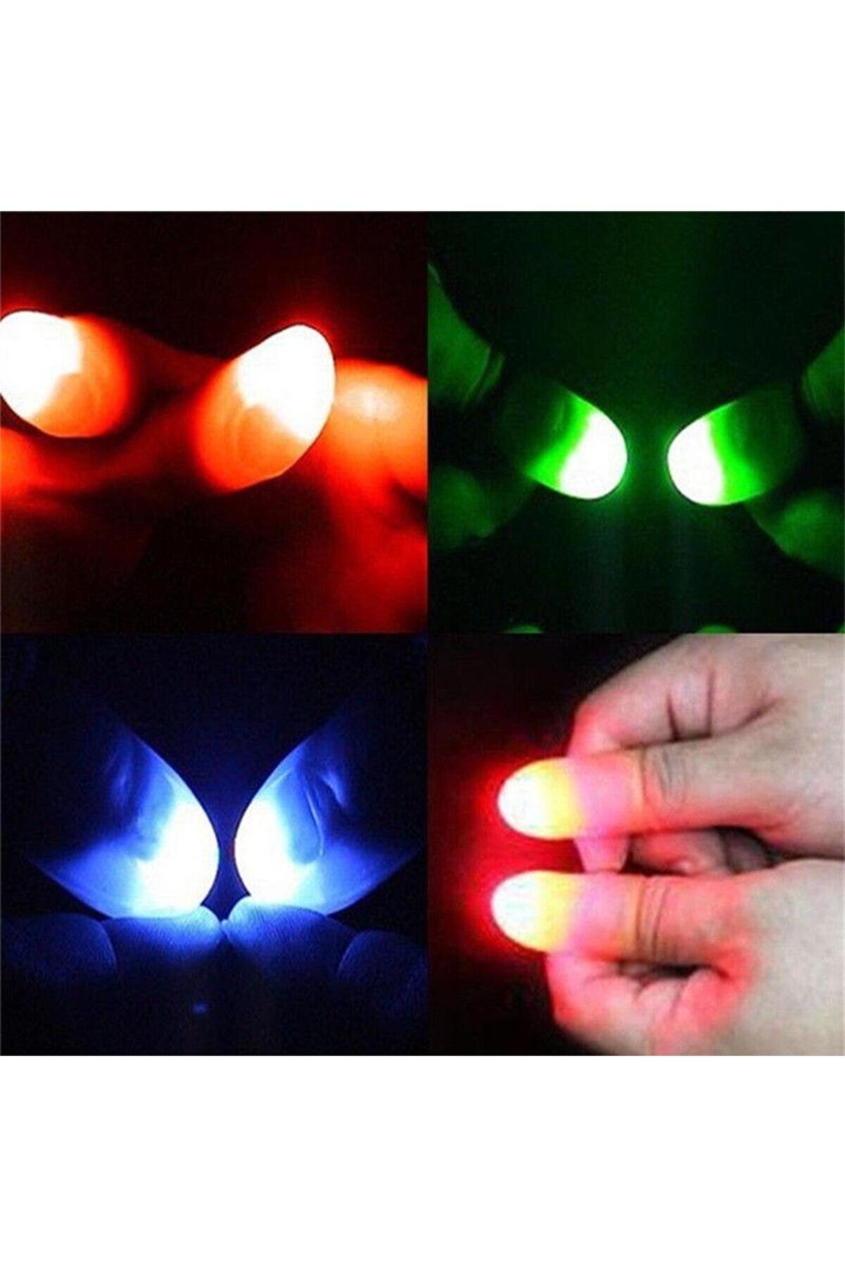 Ethab Ti̇caret Led Işıklı Renkli̇ Si̇hi̇rli̇ Parmak Şaka