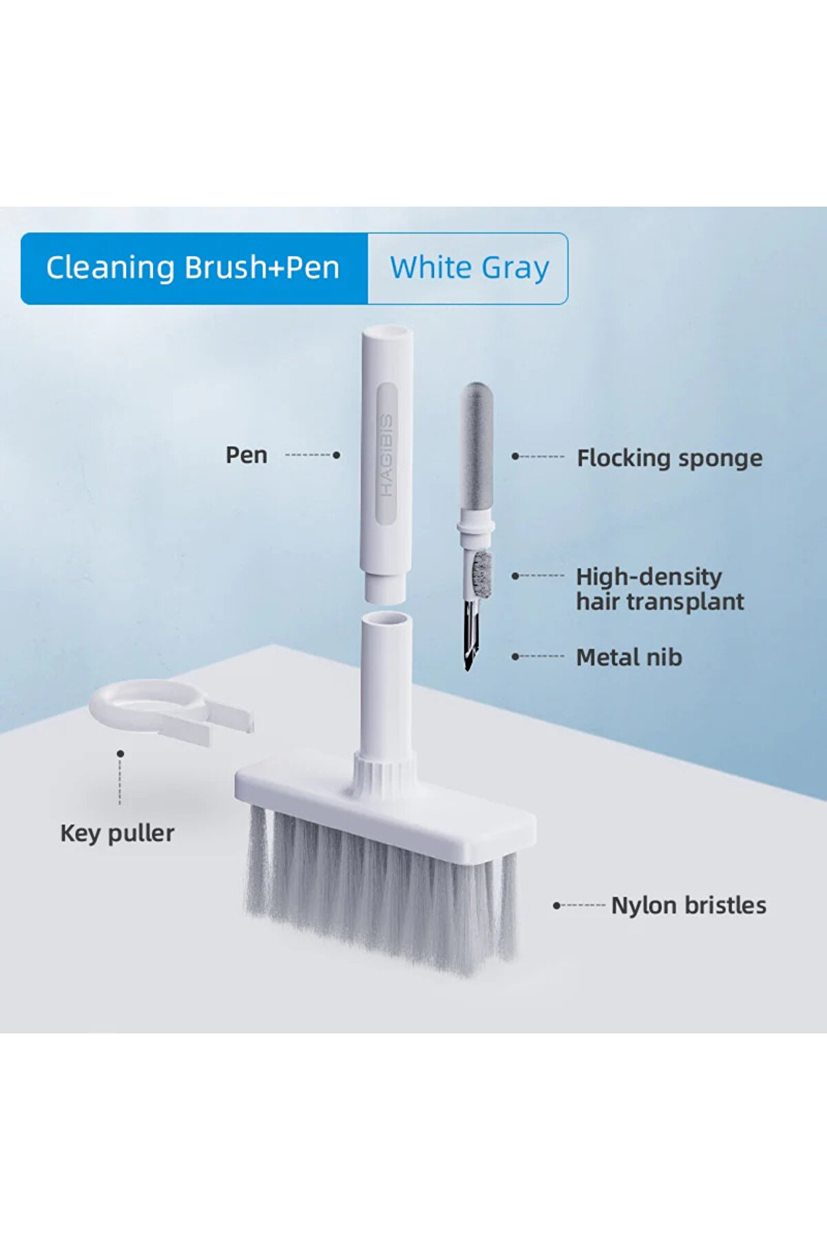 Ethab Ti̇caret Klavye Ve Kulaklık Temi̇zleyi̇ci̇ Ki̇t 5 İn 1