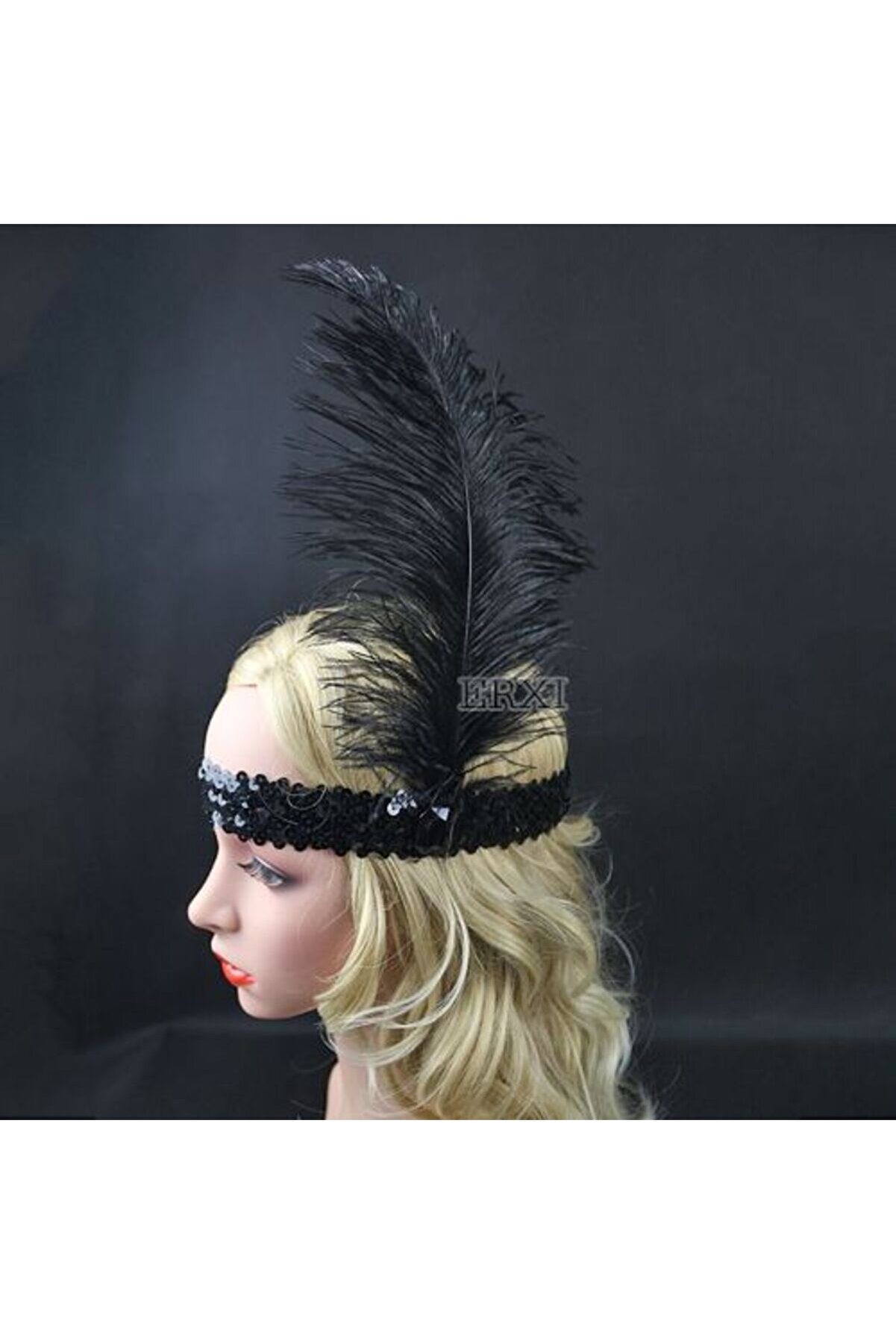 Ethab Ti̇caret Yılbaşı Sa&ccedil; T&uuml;y&uuml; Sa&ccedil; Bandı Si̇yah Renk