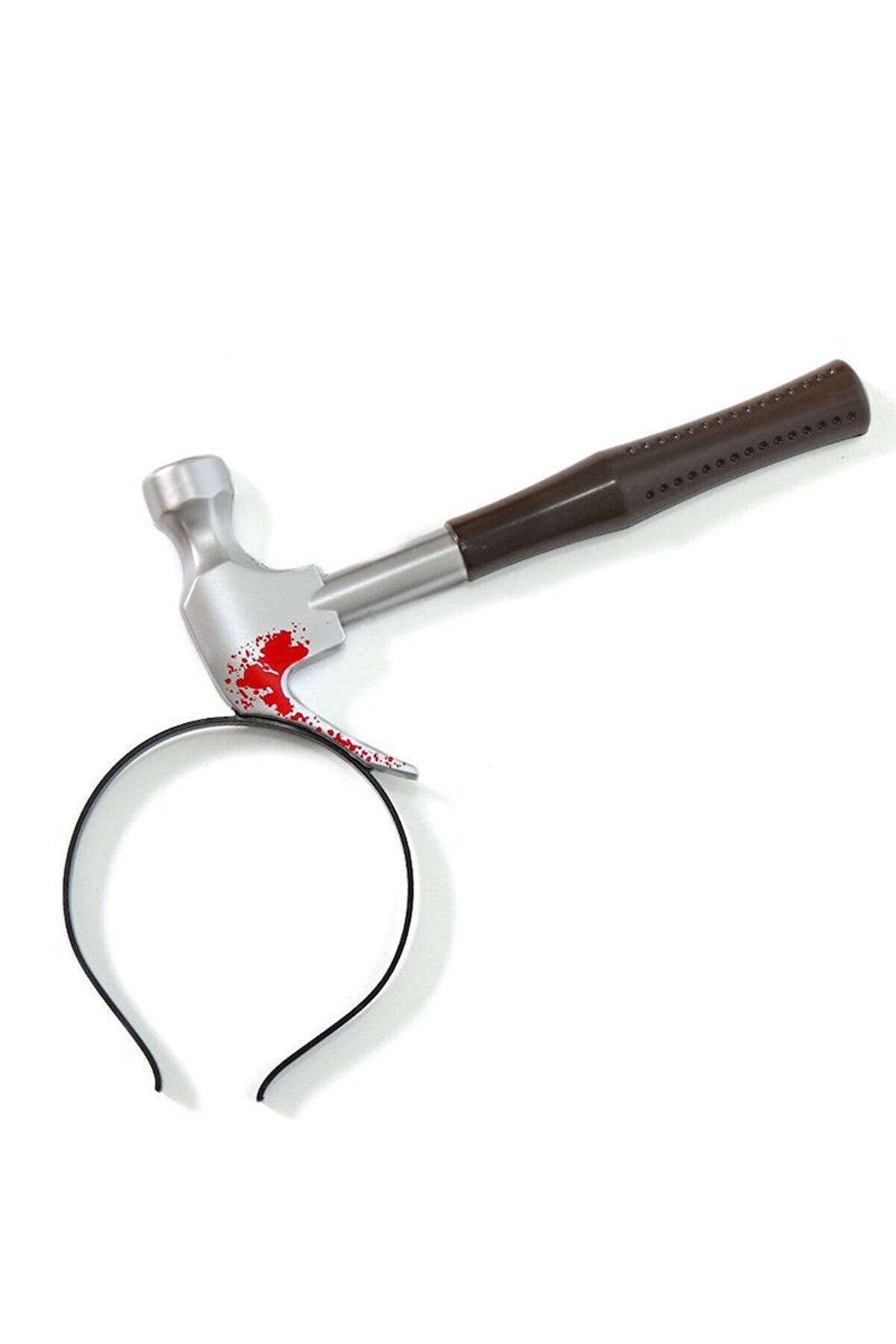 Ethab Ti̇caret Kafaya Saplanmış Kahverengi̇ Saplı &Ccedil;eki̇&ccedil; Şaka Tacı