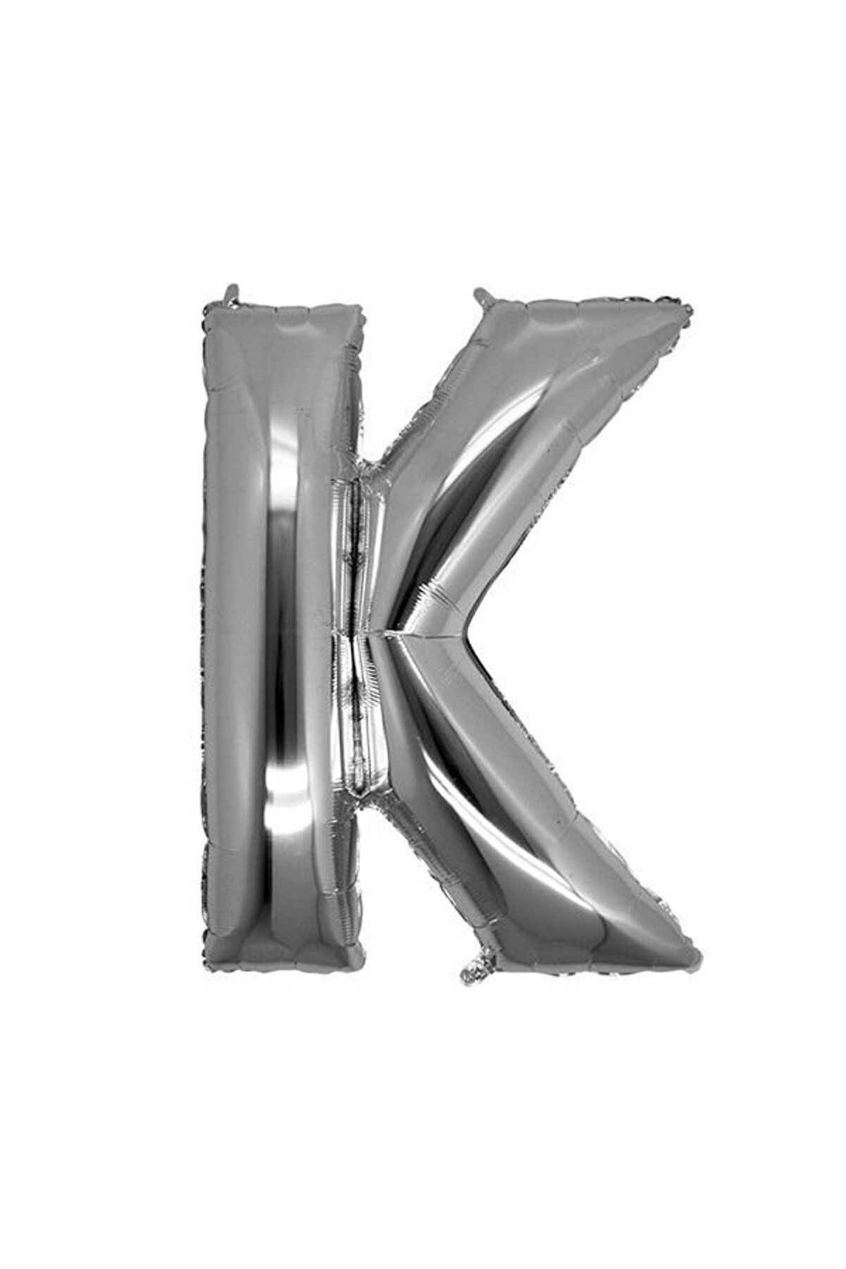 Ethab Ti̇caret G&uuml;m&uuml;ş Rengi̇ Folyo Harf Balon 1 Metre