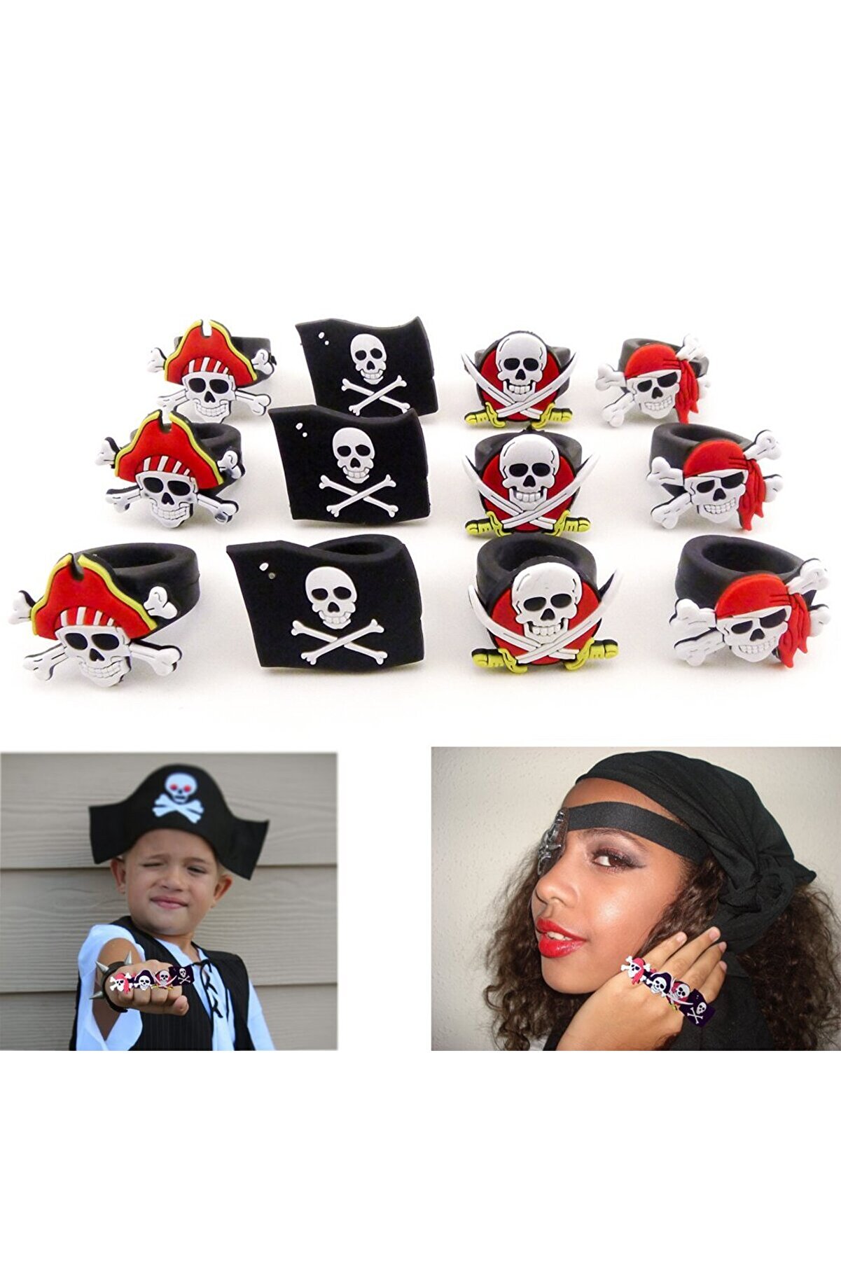 Ethab Ti̇caret Korsan Kılı&ccedil;lı &Ccedil;ocuk Uyumlu Plasti̇k Korsan Y&uuml;z&uuml;ğ&uuml;