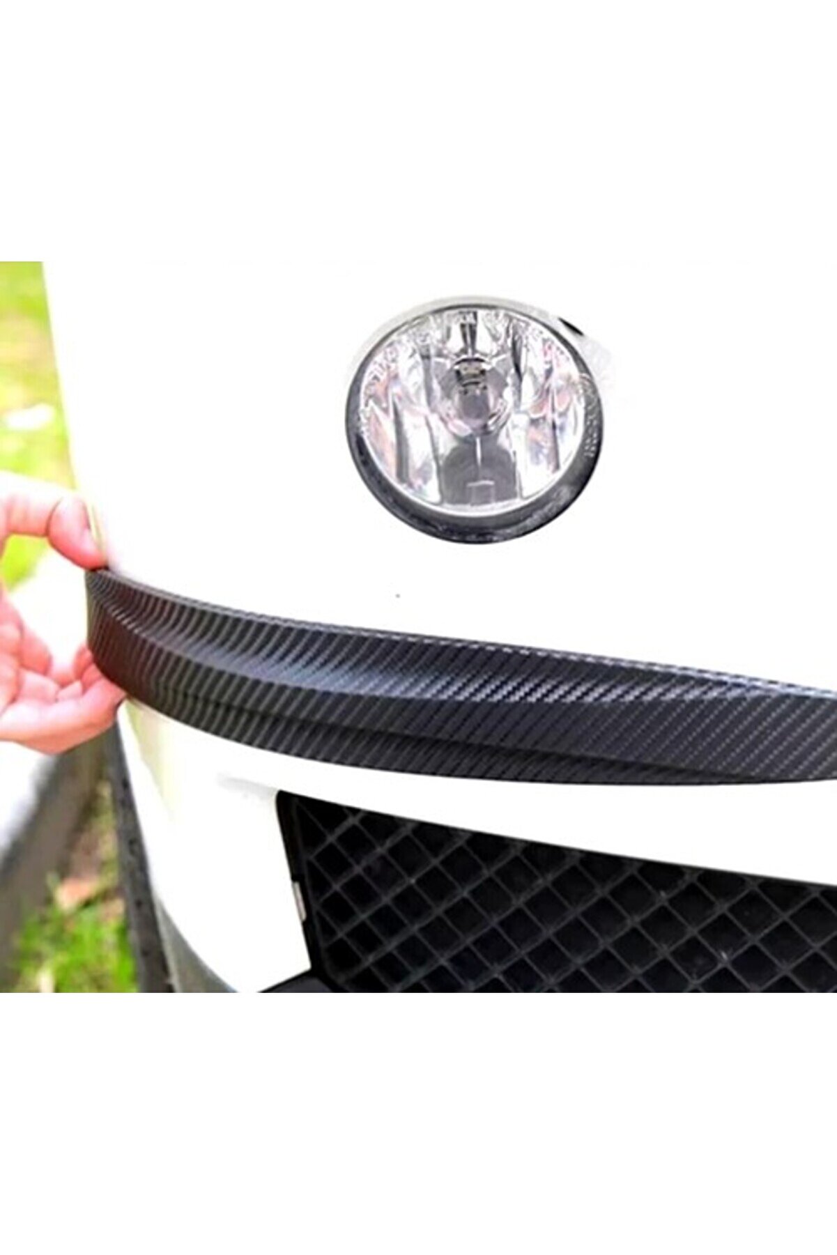 Ethab Ti̇caret Araba Tampon Koruyucu Karbon Desenli̇ Si̇yah