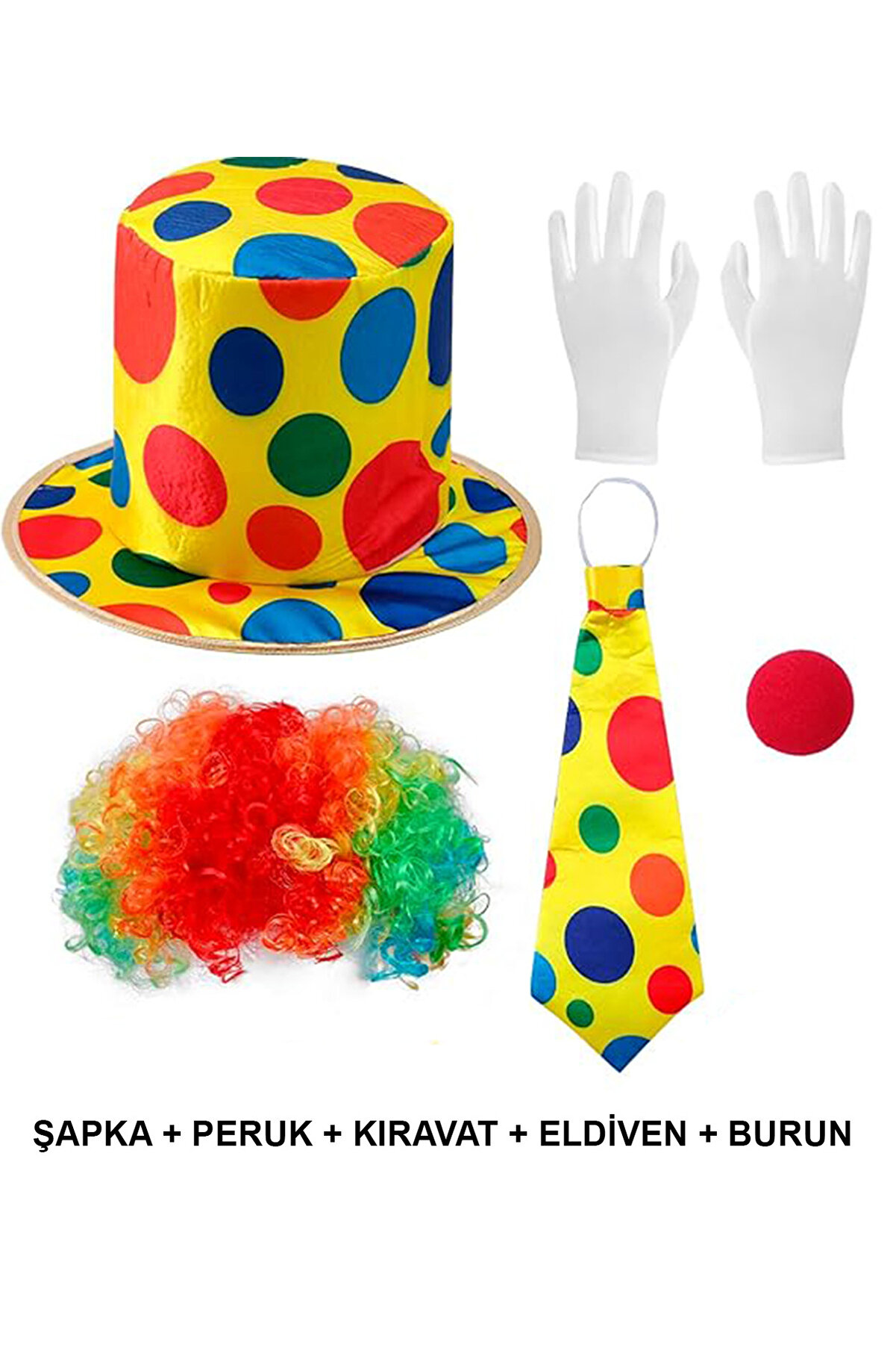 Ethab Ti̇caret Renkli̇ Palya&ccedil;o Kost&uuml;m Seti̇ &ndash; 5 Par&ccedil;a Aksesuar
