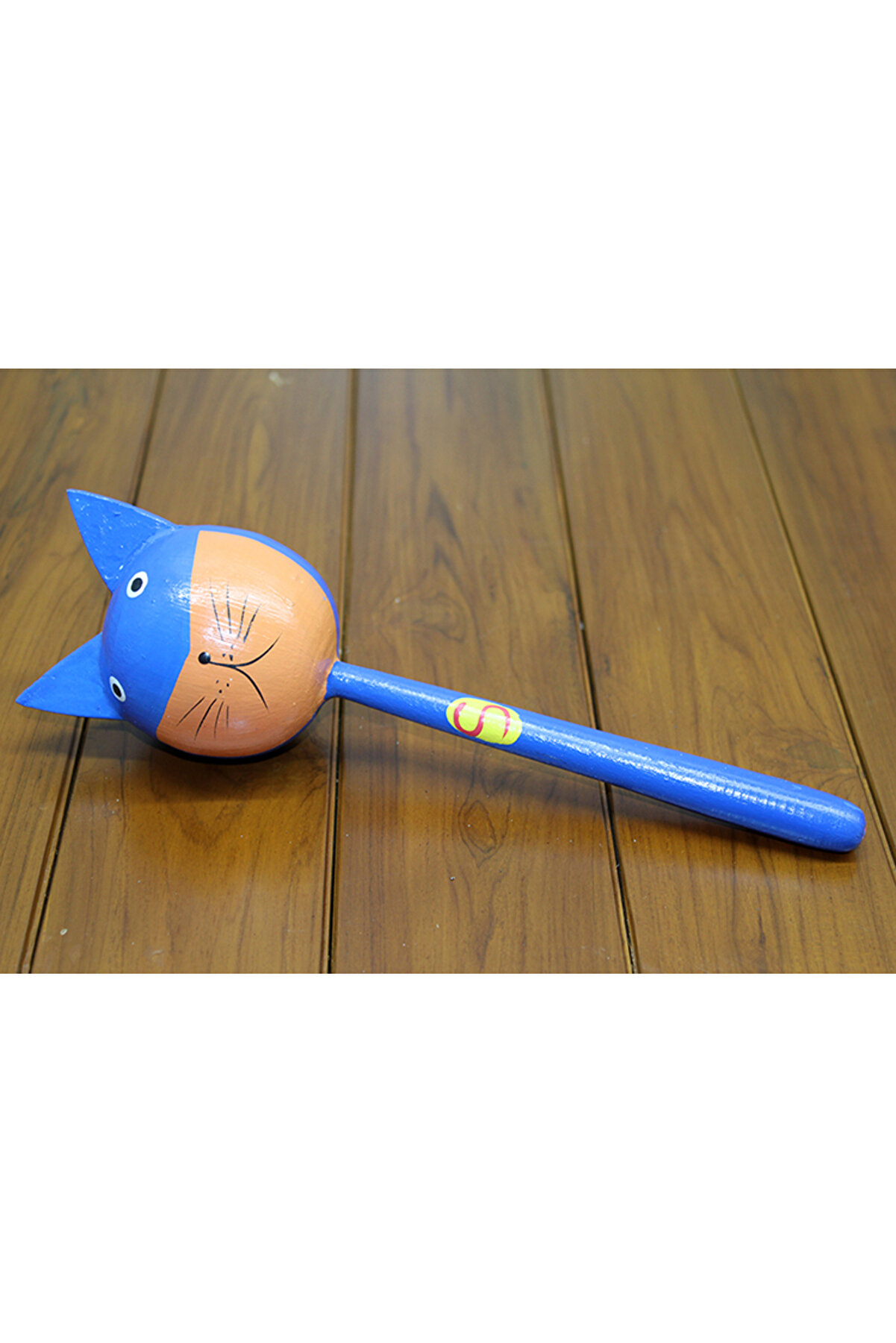 Ethab Ti̇caret Ahşap Kedi̇li̇ Marakas Tekli̇ Model 2