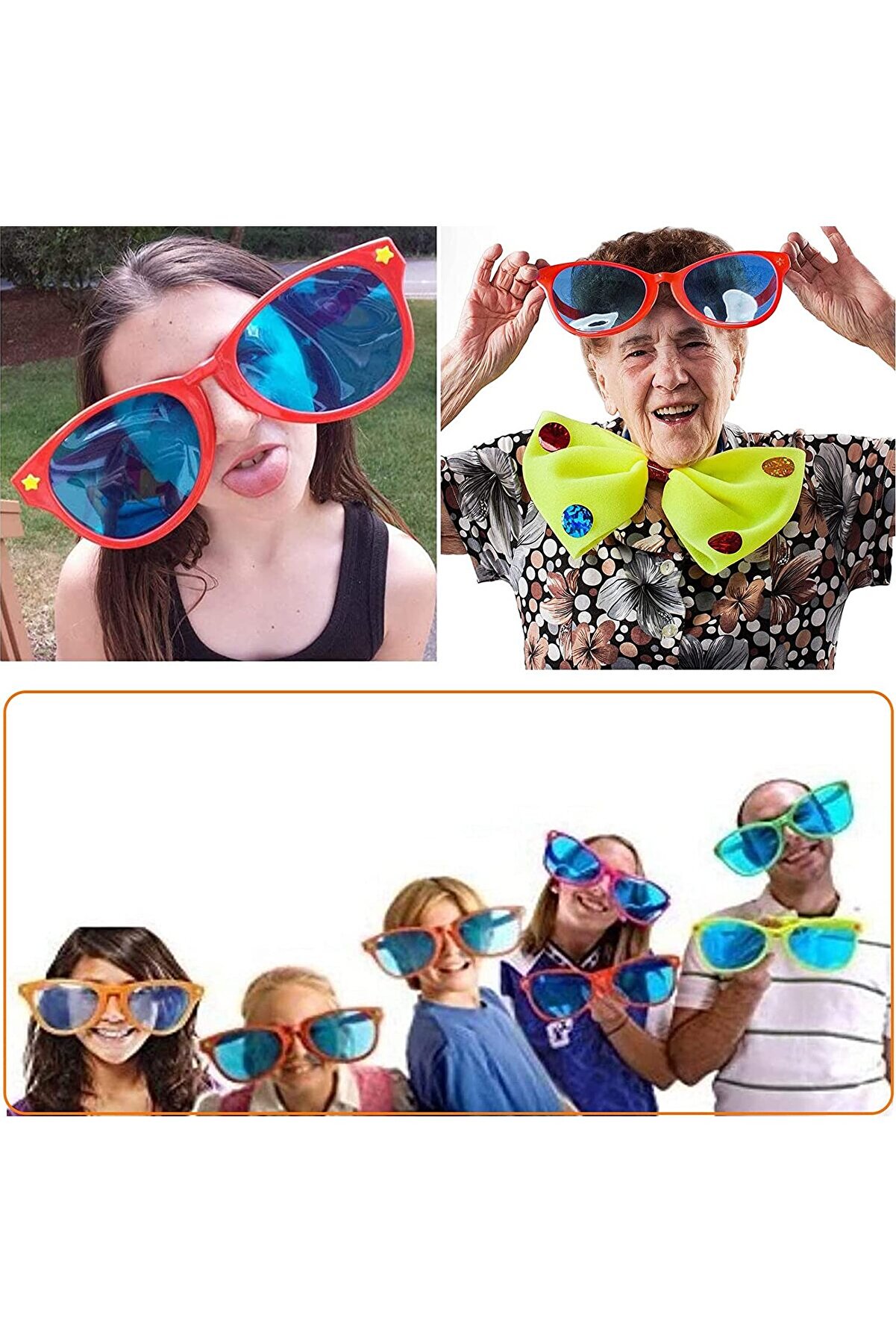 Ethab Ti̇caret B&uuml;y&uuml;k Parti̇ G&ouml;zl&uuml;ğ&uuml; Rengarenk 12 Adet