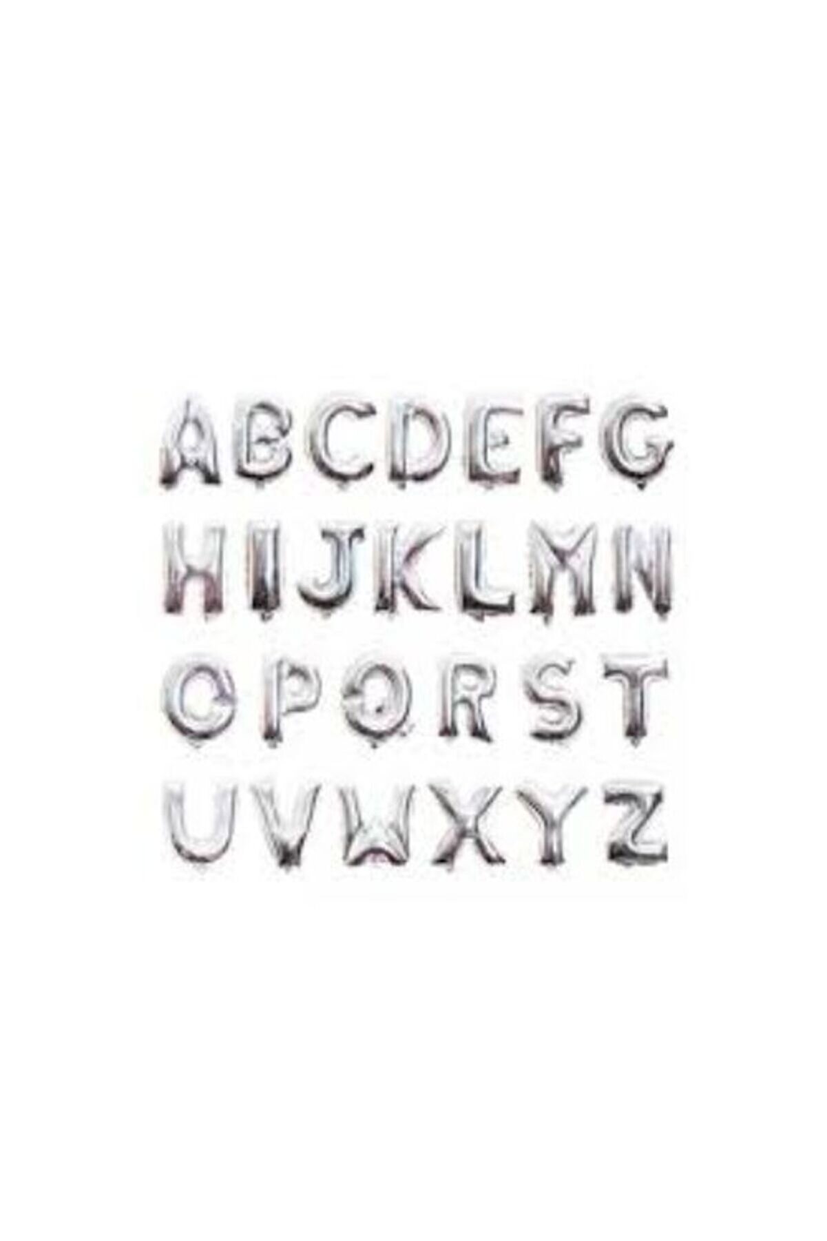 Ethab Ti̇caret G&uuml;m&uuml;ş Rengi̇ Folyo Balon 1 Metre