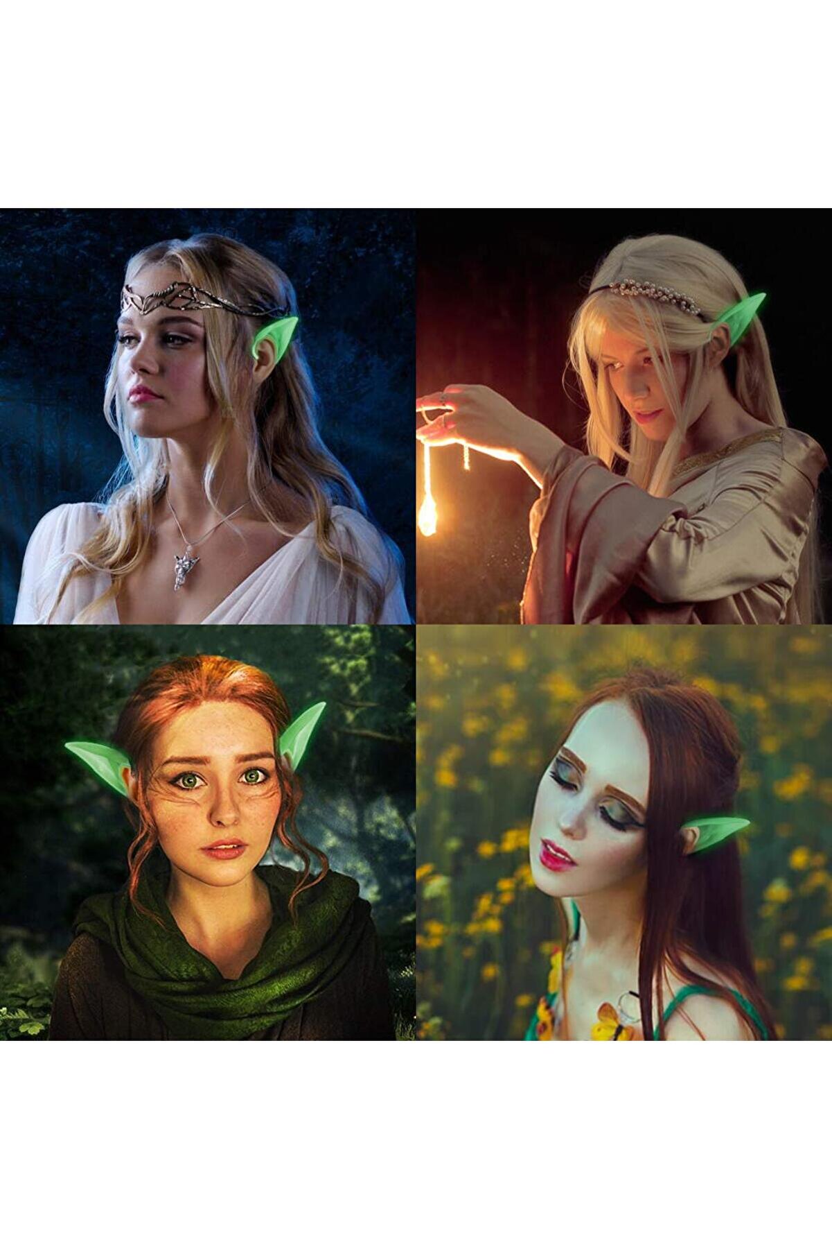 Ethab Ti̇caret Karanlıkta Yanan Fosforlu Lateks Elf Kulağı 1 &Ccedil;i̇ft