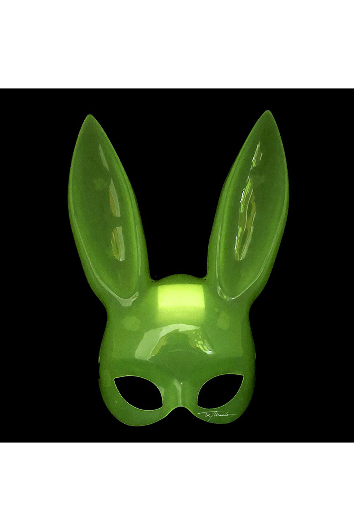 Ethab Ti̇caret Karanlıkta Yanan Glow Floresan Tavşan Maskesi̇