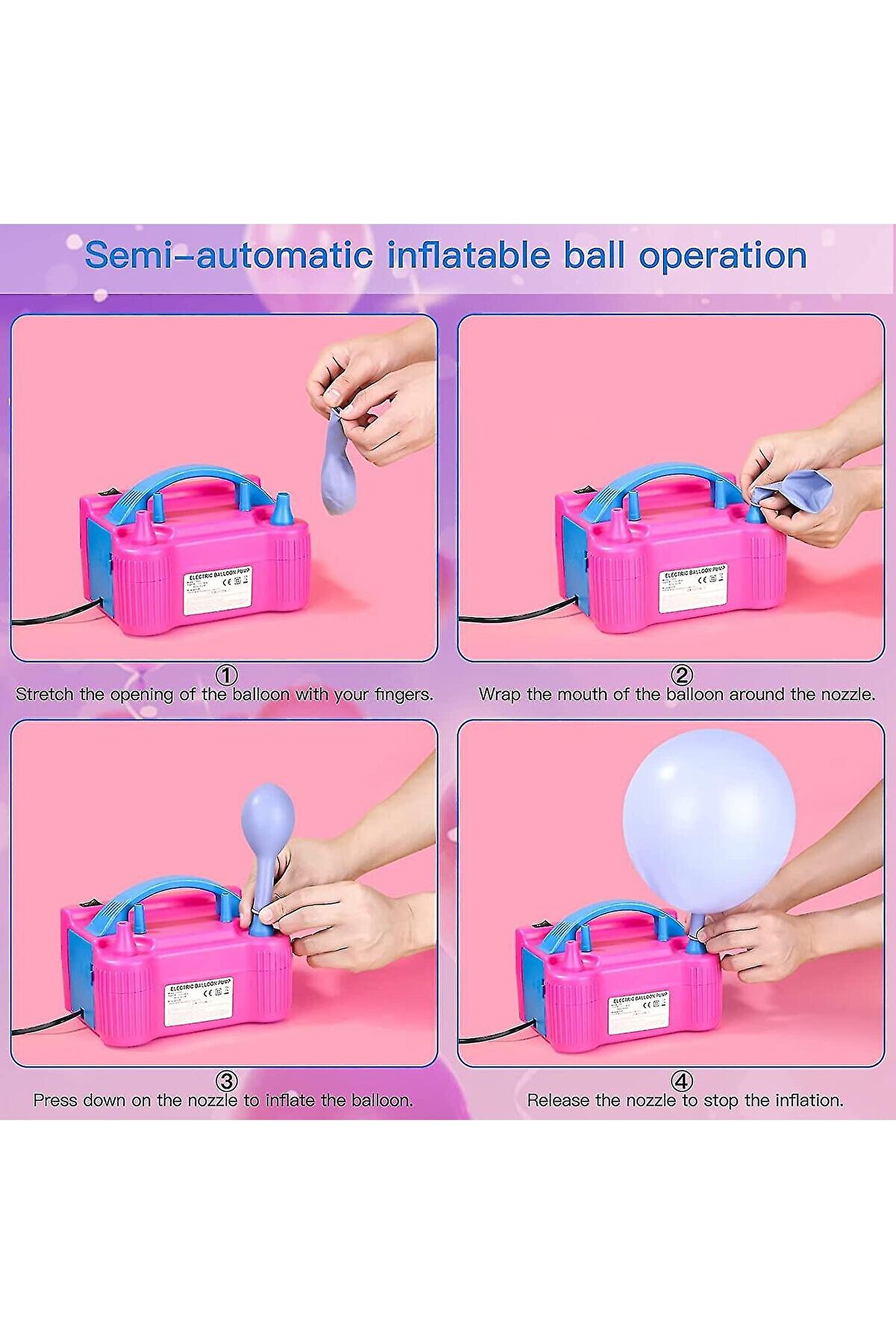 Ethab Ti̇caret Elektri̇kli̇ Balon Şi̇şi̇rme Maki̇nesi̇