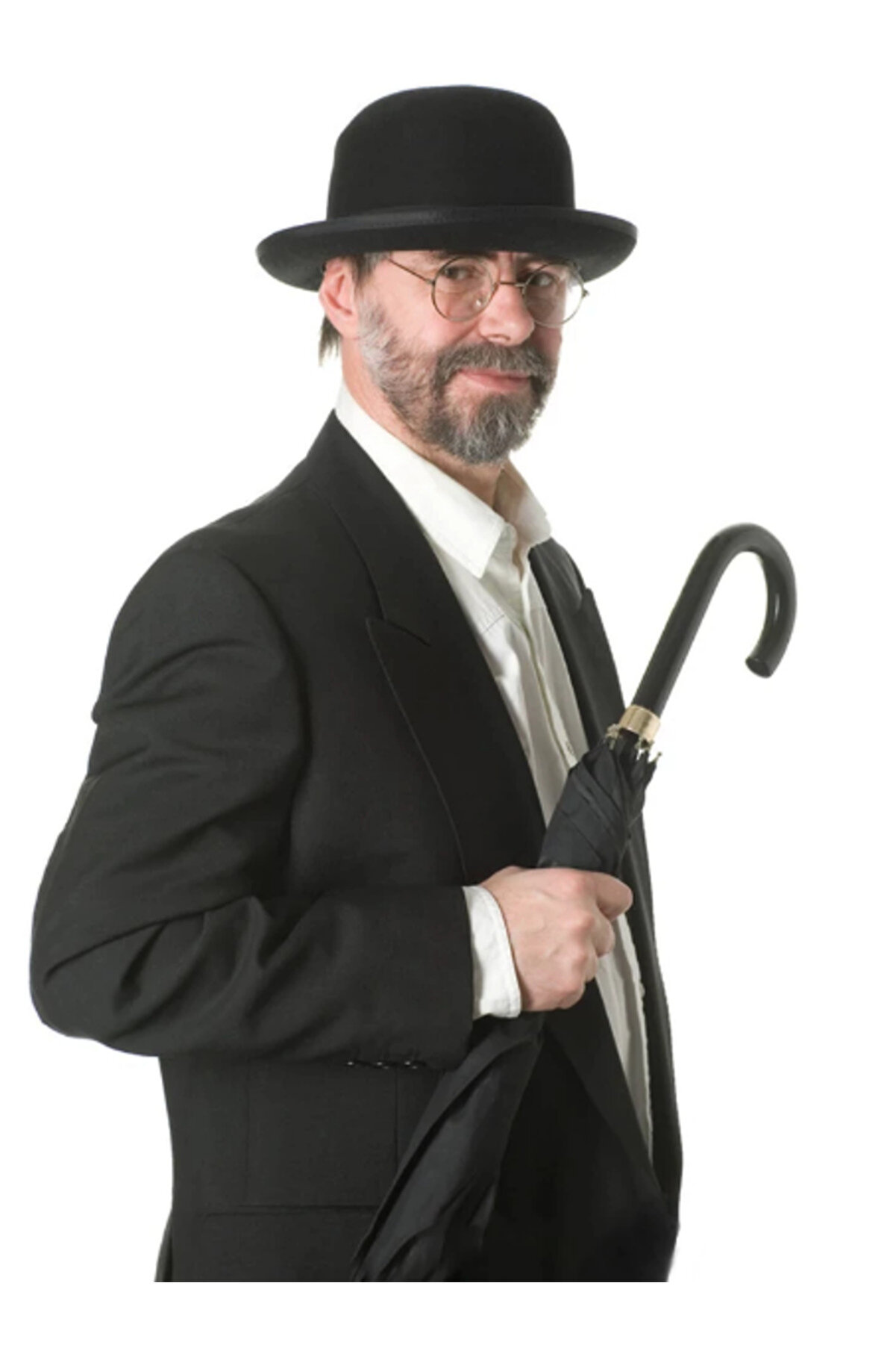 Ethab Ti̇caret Si̇yah Renk Yeti̇şki̇n Boy Retro Bowler Derby Şapkası 58 Cm