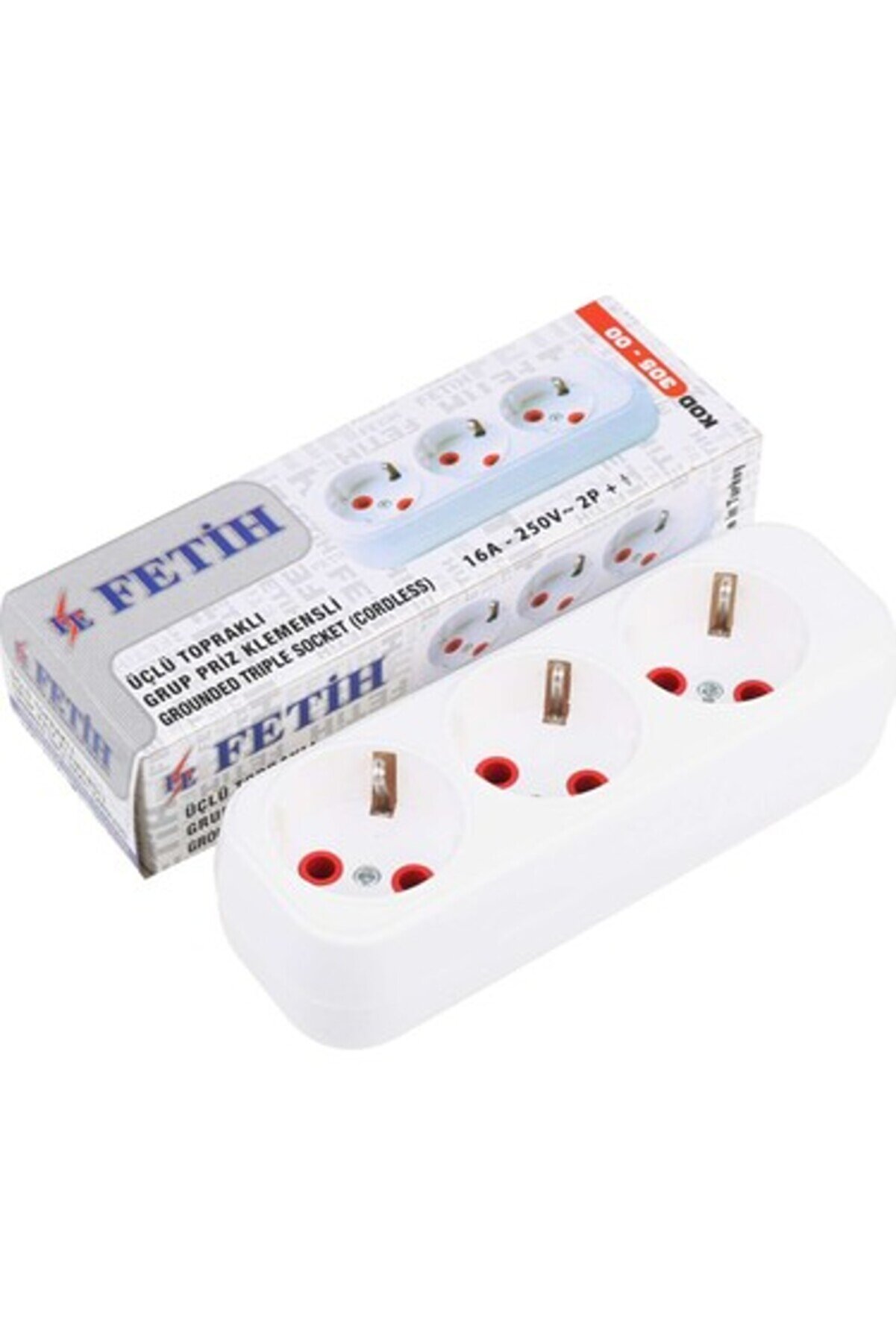 evimdeyokyok Üçlü Boş Kasa Priz