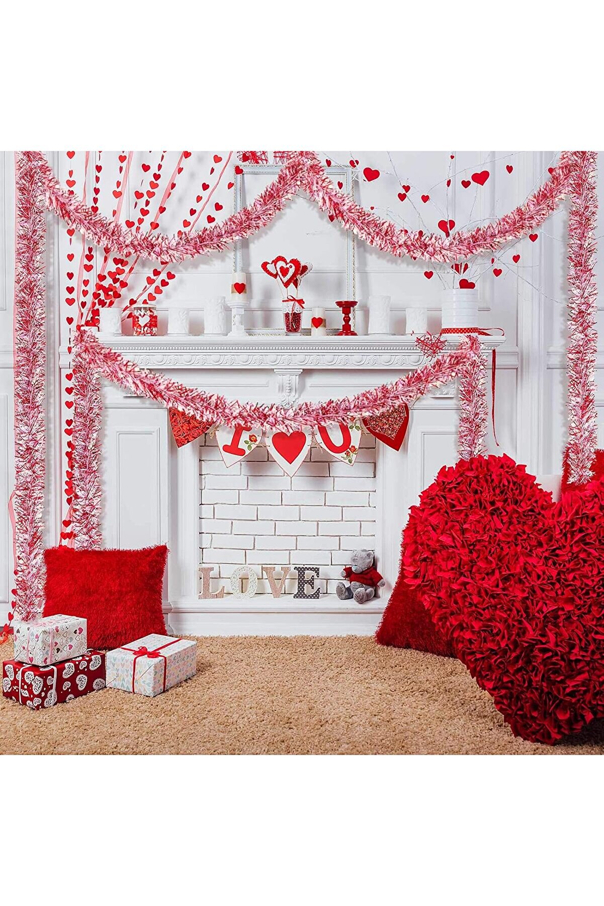 Ethab Ti̇caret Si̇mli̇ Parti̇ S&uuml;s&uuml; 2 Metre Pembe