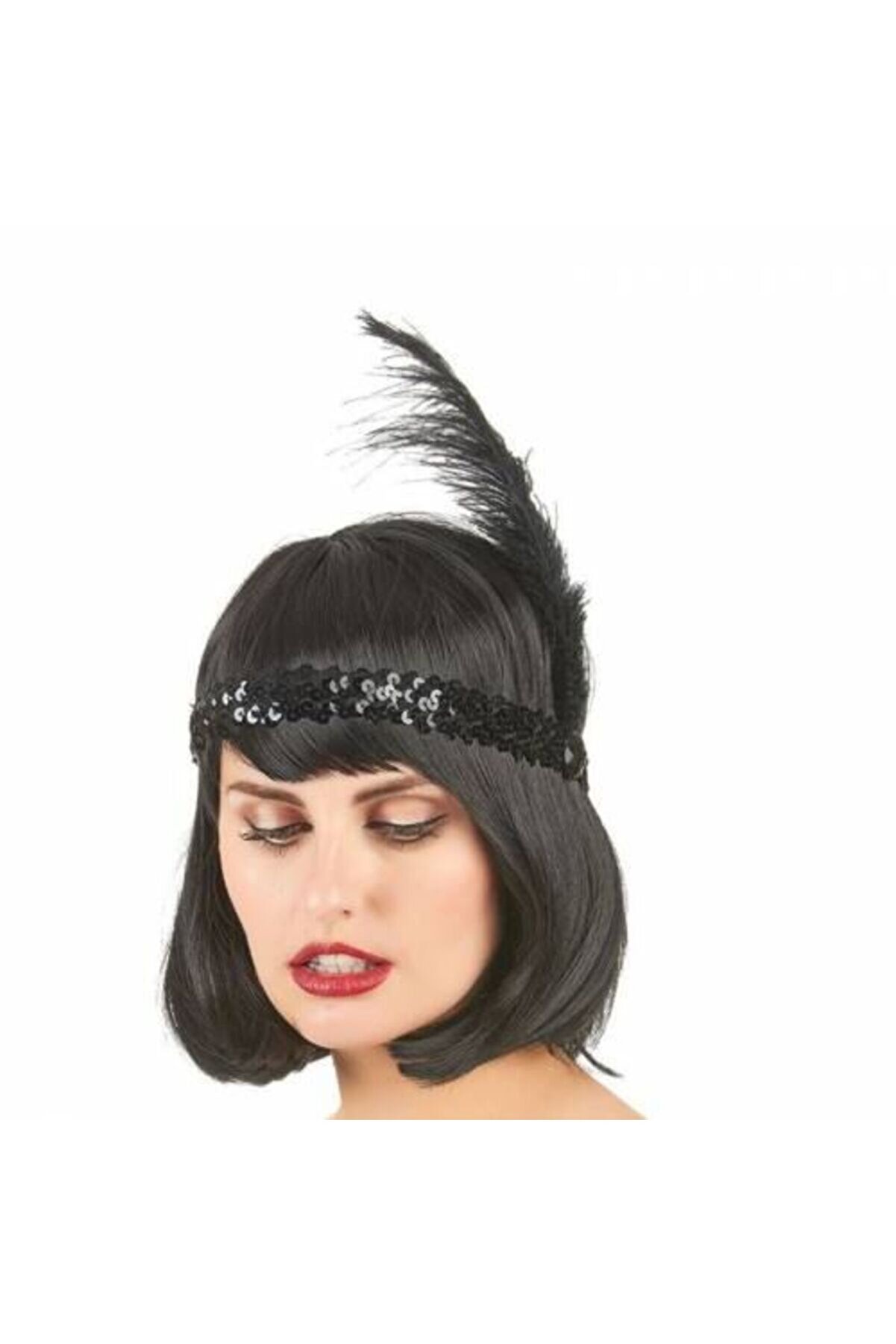 Ethab Ti̇caret Yılbaşı Sa&ccedil; T&uuml;y&uuml; Sa&ccedil; Bandı Si̇yah Renk