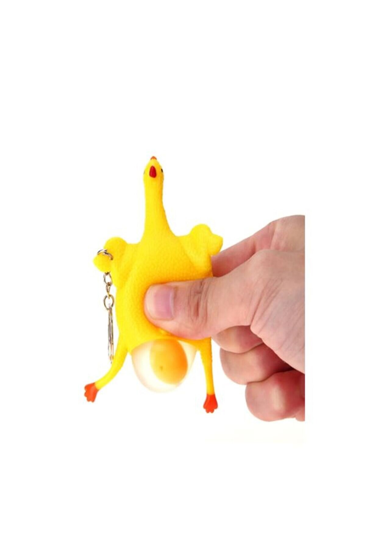 Ethab Ti̇caret Squi̇shy Yumurtlayan Tavuk Anahtarlık