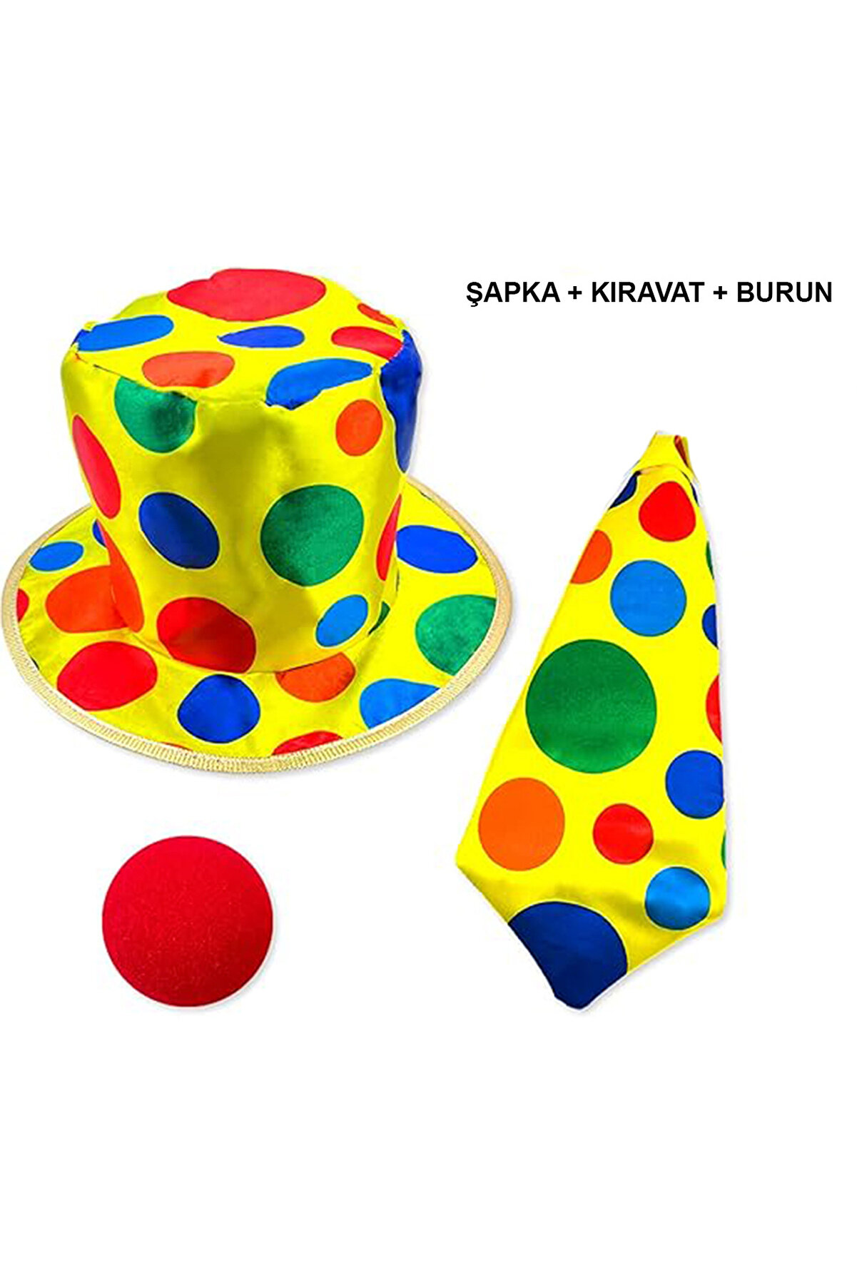 Ethab Ti̇caret Renkli̇ Palya&ccedil;o Kost&uuml;m Seti̇ &ndash; 3 Par&ccedil;a Aksesuar