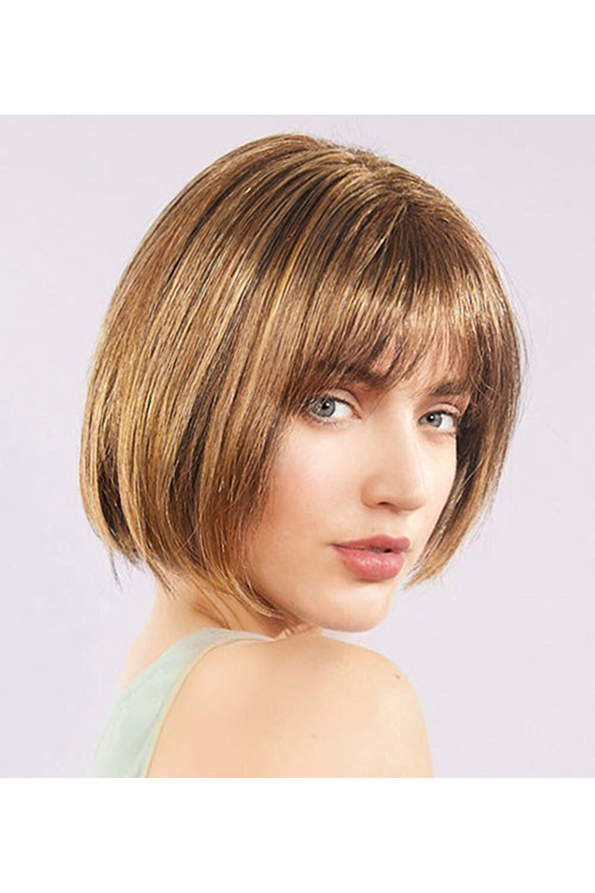 Ethab Ti̇caret A&ccedil;ık Kahverengi̇ K&uuml;t Parti̇ Peruk