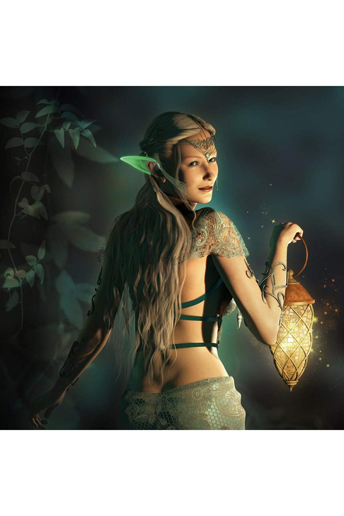 Ethab Ti̇caret Karanlıkta Yanan Fosforlu Lateks Elf Kulağı 1 &Ccedil;i̇ft