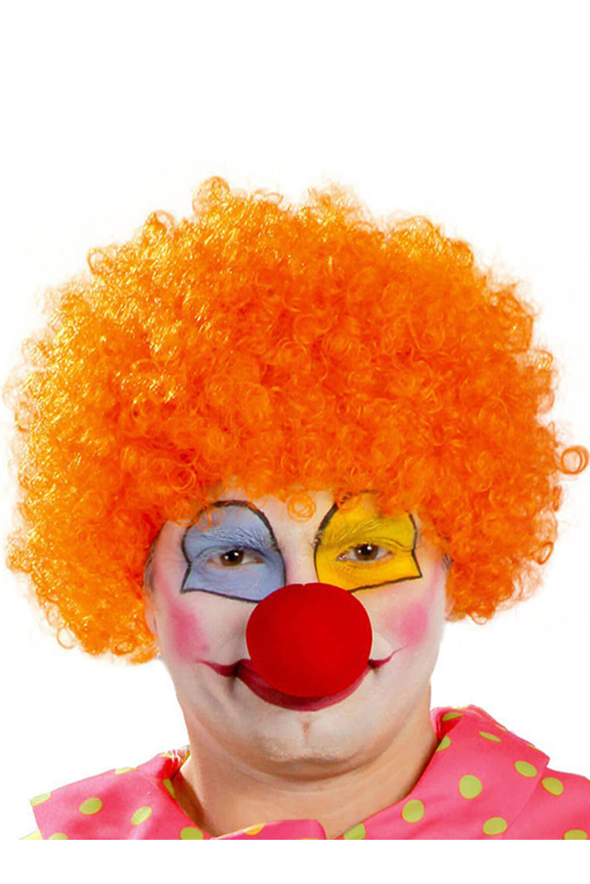 Ethab Ti̇caret Turuncu Renk Kıvırcık Afro Palya&ccedil;o Seti̇