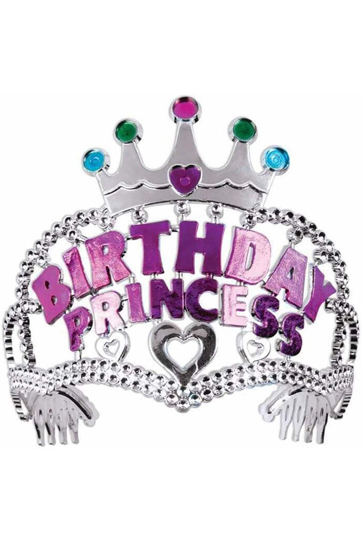 Ethab Ti̇caret Bi̇rthday Prenses Yazılı &Ccedil;ocuk Parti̇ Tacı