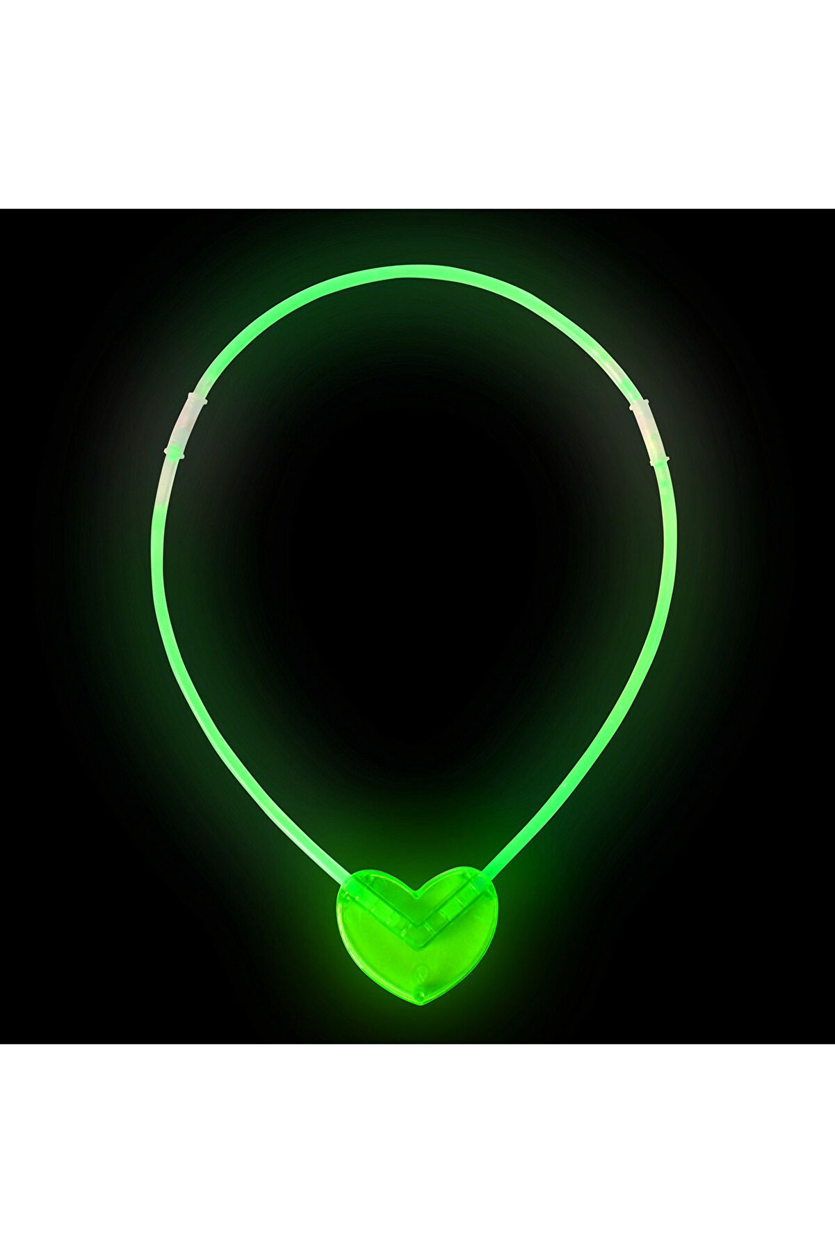 Ethab Ti̇caret Karanlıkta Yanan Glow Kalp Şeki̇lli̇ Kolye 6 Adet