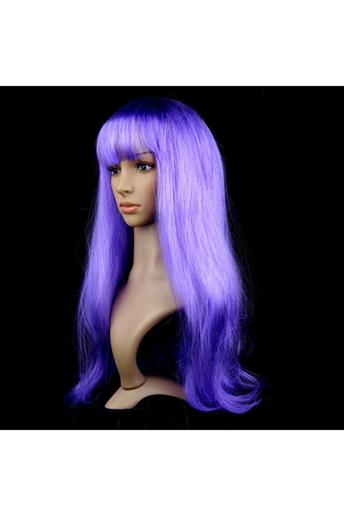 Ethab Ti̇caret Mor Renk Uzun Parti̇ Peruğu
