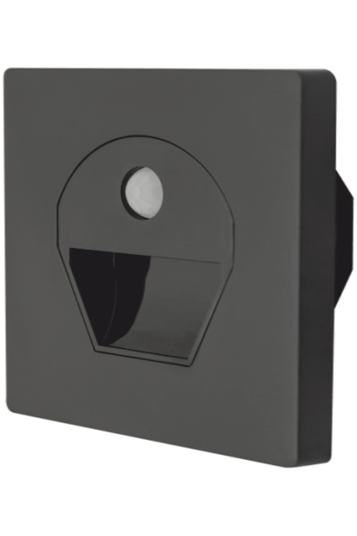 Noas 4 Adet NOAS YL69 1521 1W Siyah Kasa Sensörlü Koridor Aydınlatması 6400K Beyaz Işıkt