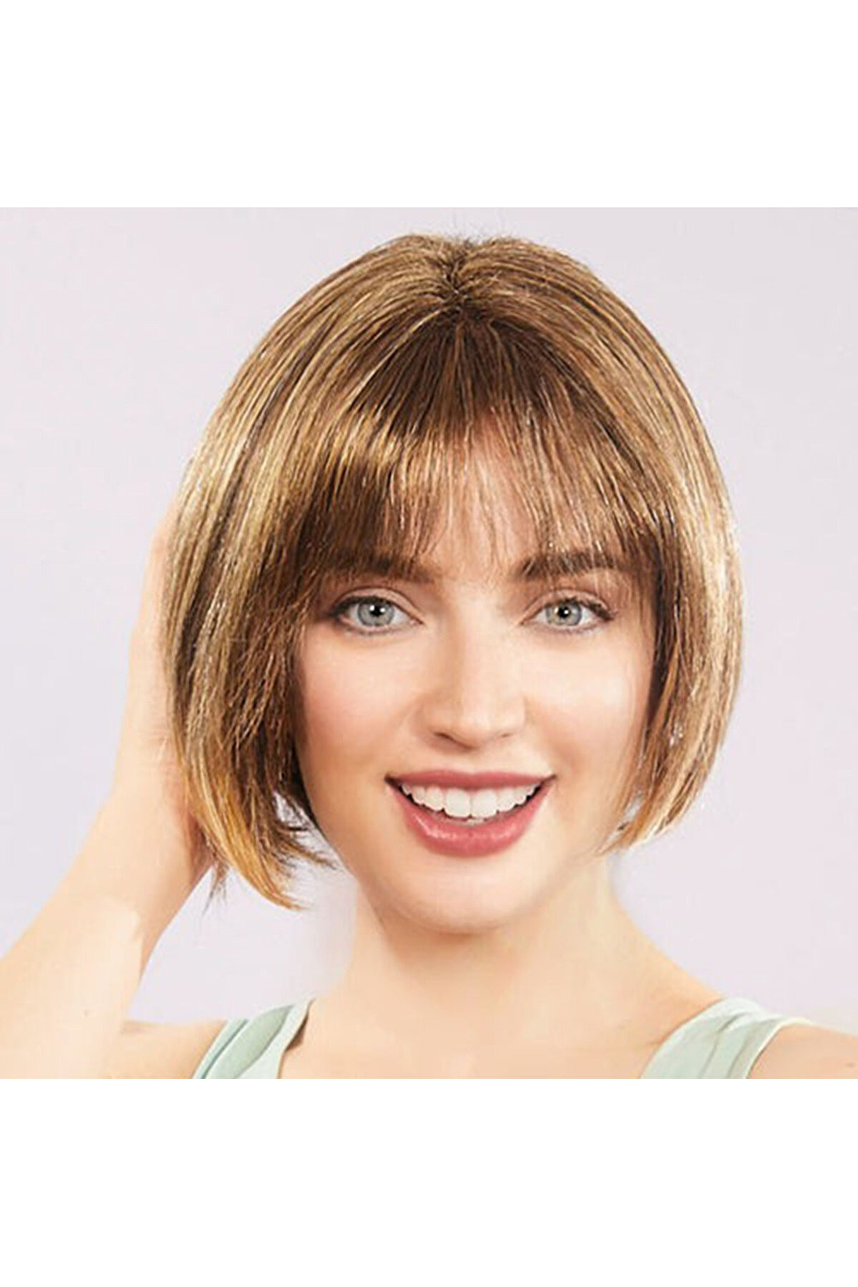 Ethab Ti̇caret A&ccedil;ık Kahverengi̇ K&uuml;t Parti̇ Peruk