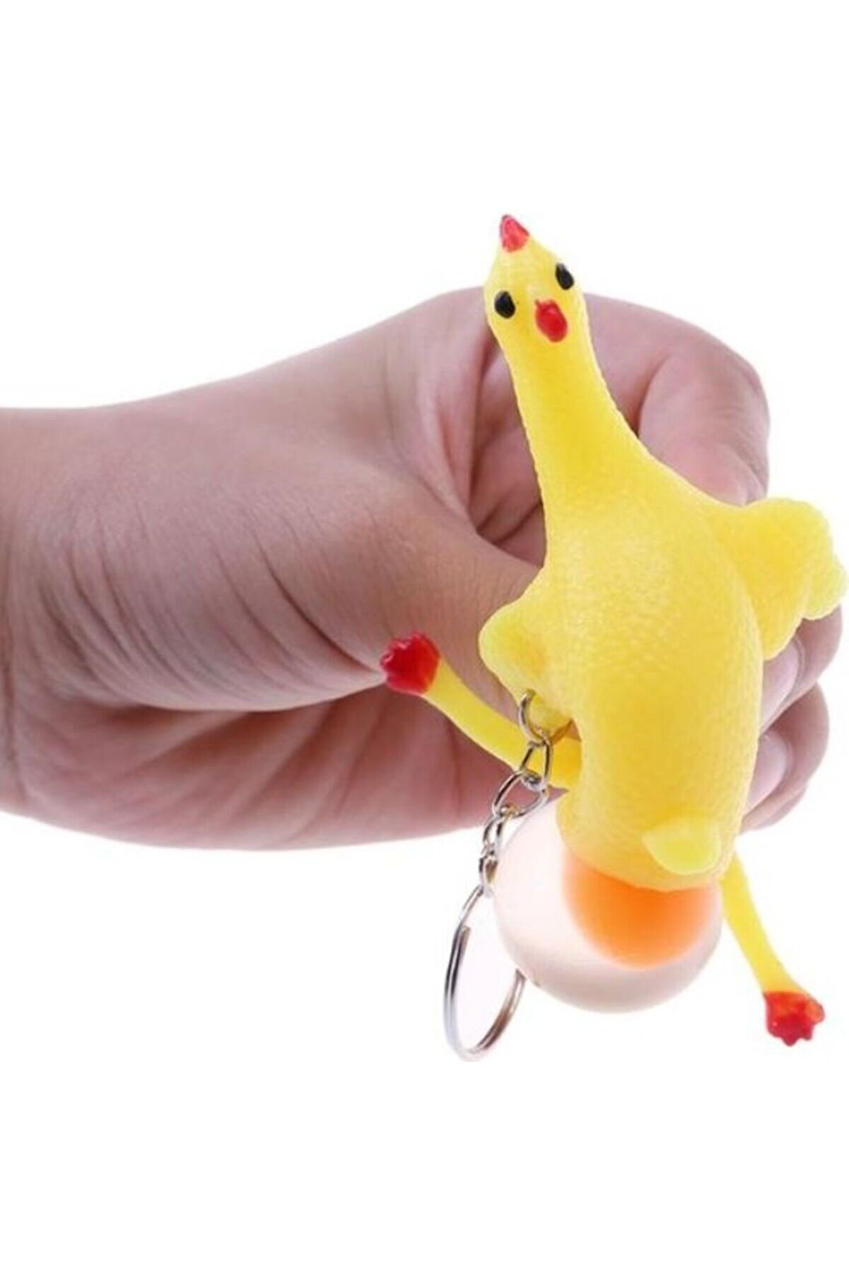 Ethab Ti̇caret Squi̇shy Yumurtlayan Tavuk Anahtarlık