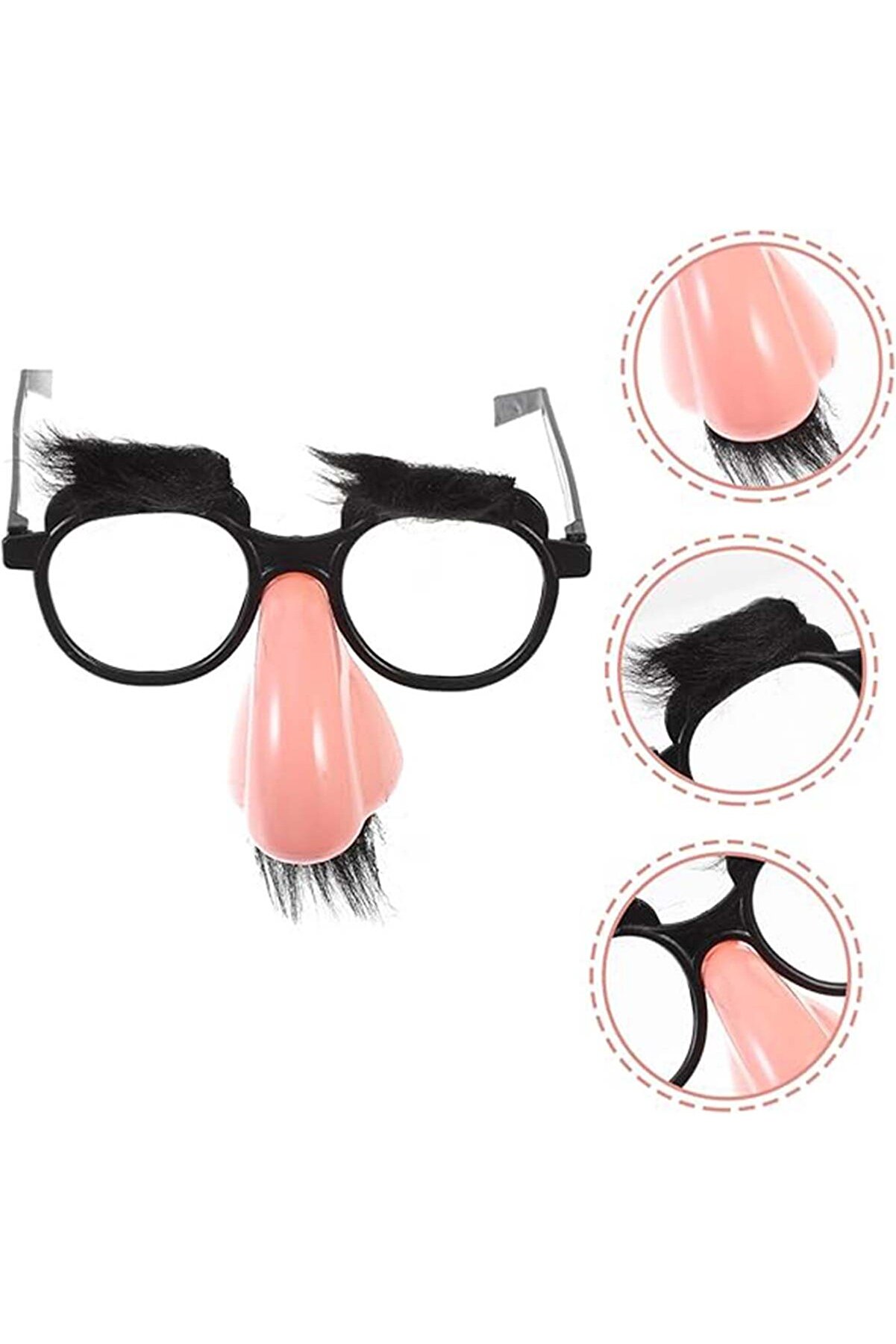 Ethab Ti̇caret Eğlenceli̇ Kılık Deği̇şti̇rme Kaş Bıyık Mi̇zah G&ouml;zl&uuml;ğ&uuml; 9X13 Cm