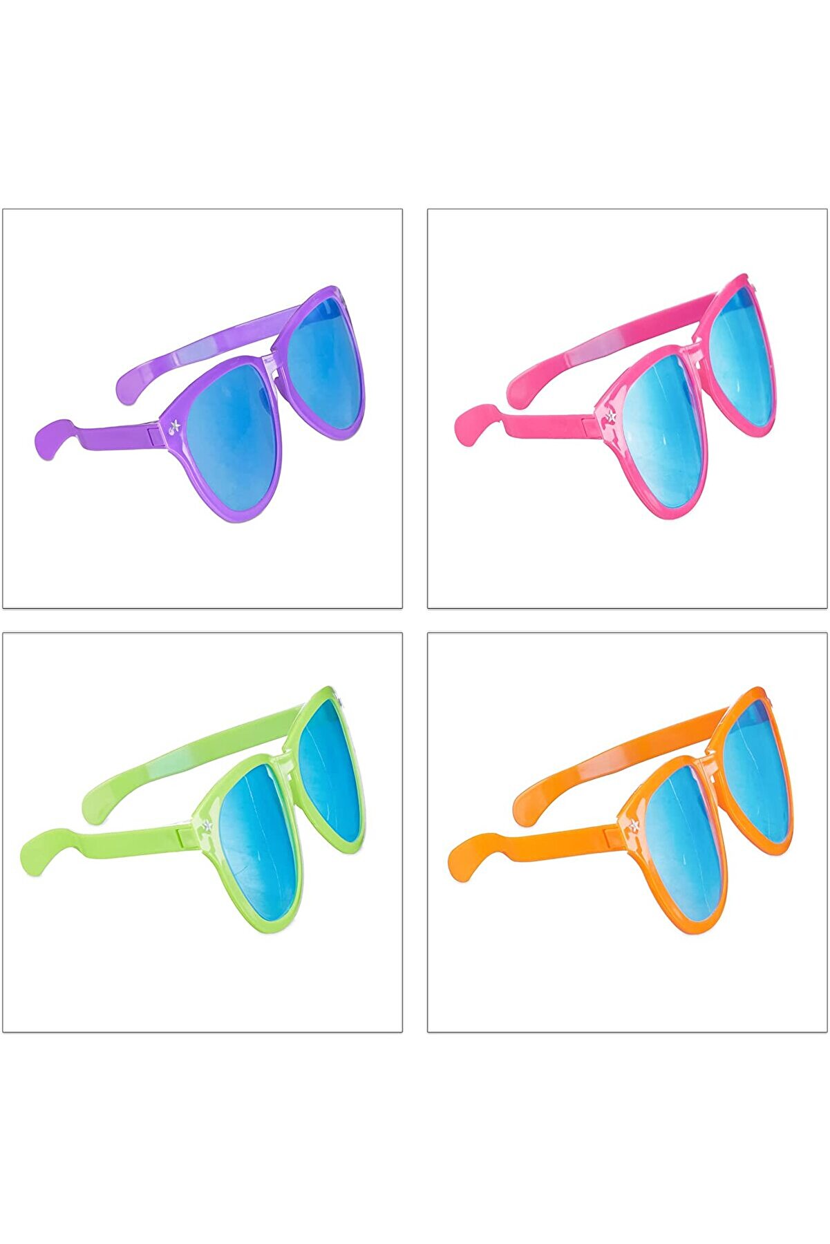 Ethab Ti̇caret B&uuml;y&uuml;k Parti̇ G&ouml;zl&uuml;ğ&uuml; Rengarenk 12 Adet