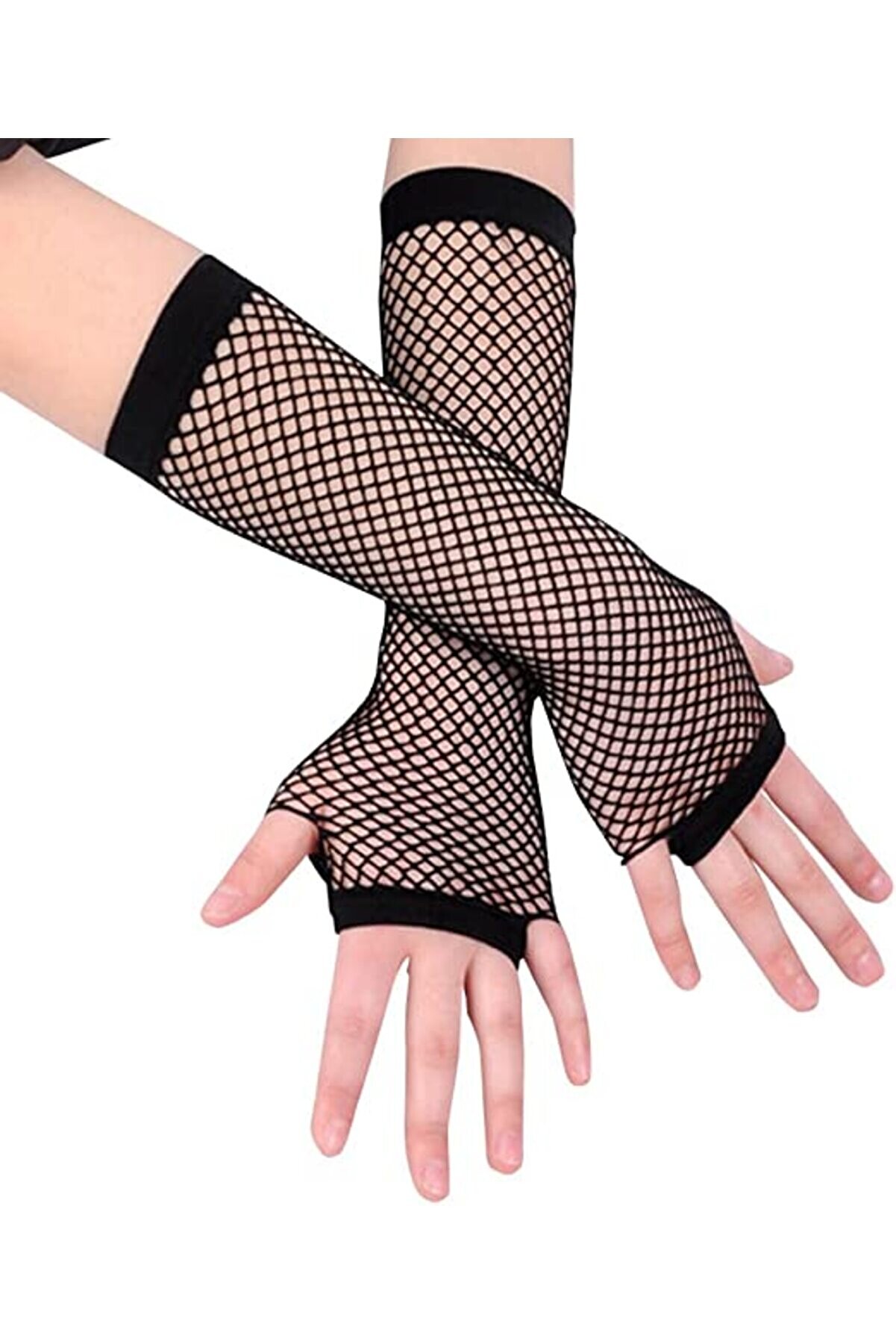 Ethab Ti̇caret Si̇yah Renk Uzun Fi̇le Eldi̇ven - &Ouml;rg&uuml; Eldi̇ven Si̇yah Renk