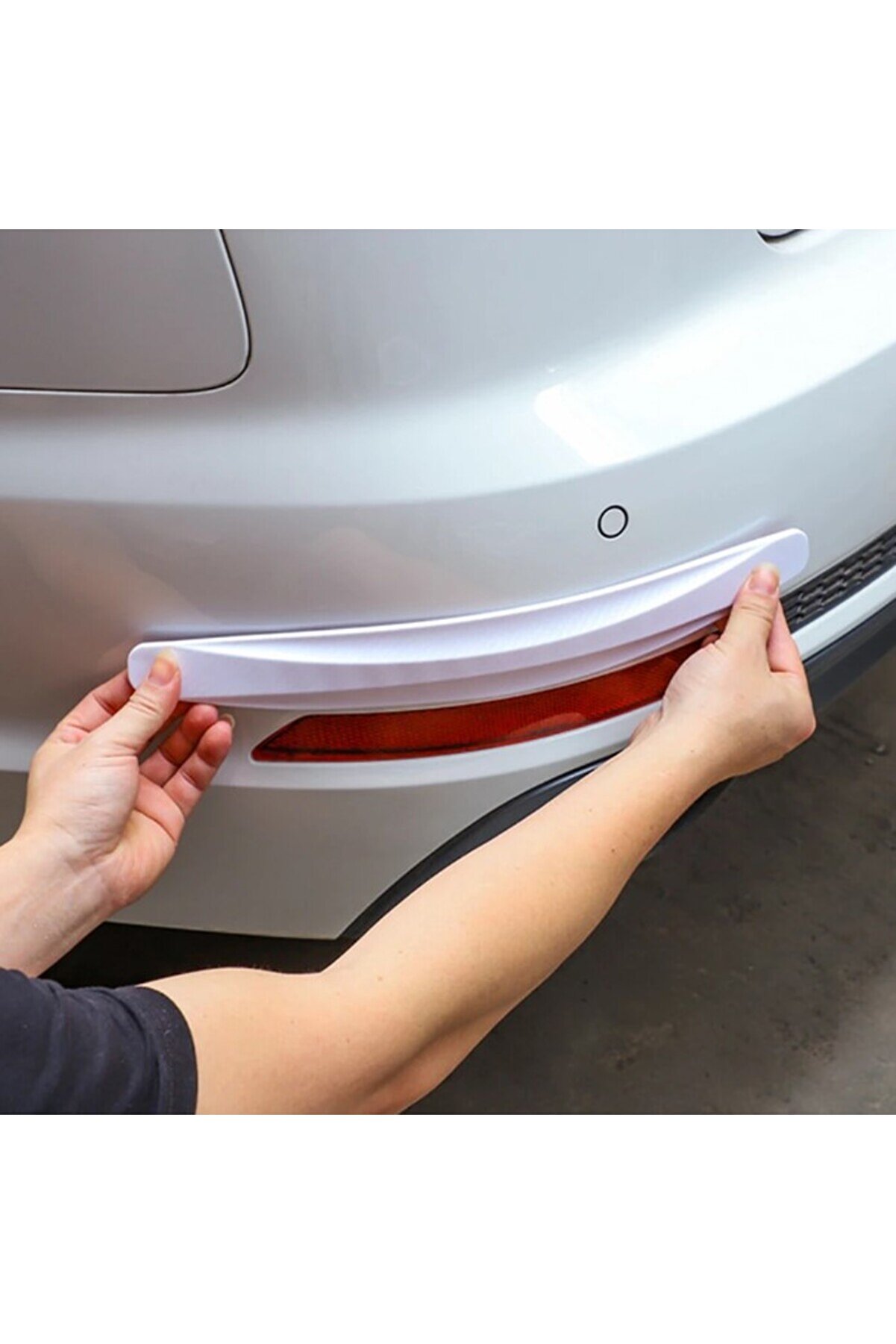 Ethab Ti̇caret Araba Tampon Koruyucu Karbon Desenli̇ Si̇yah