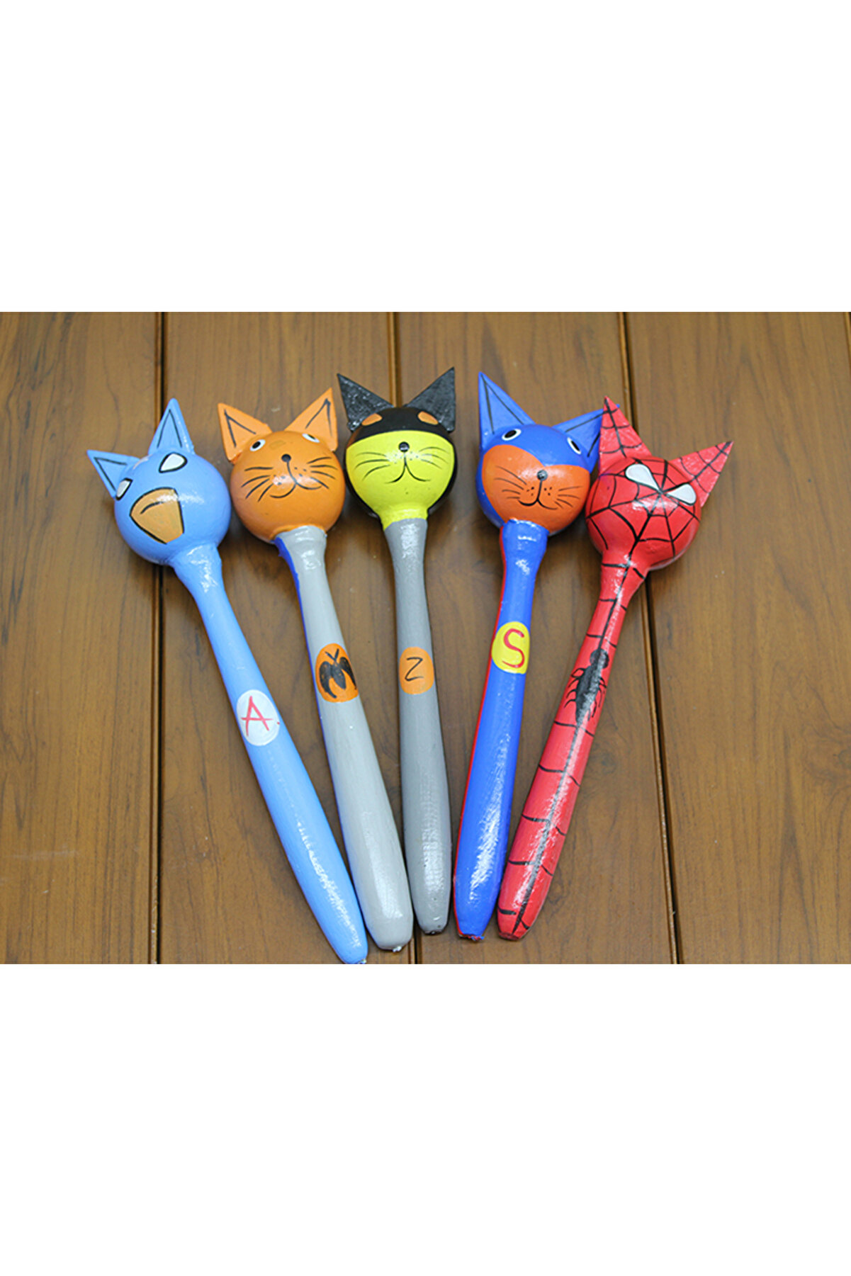 Ethab Ti̇caret Ahşap 5 Li̇ Marakas Seti̇ Model 1