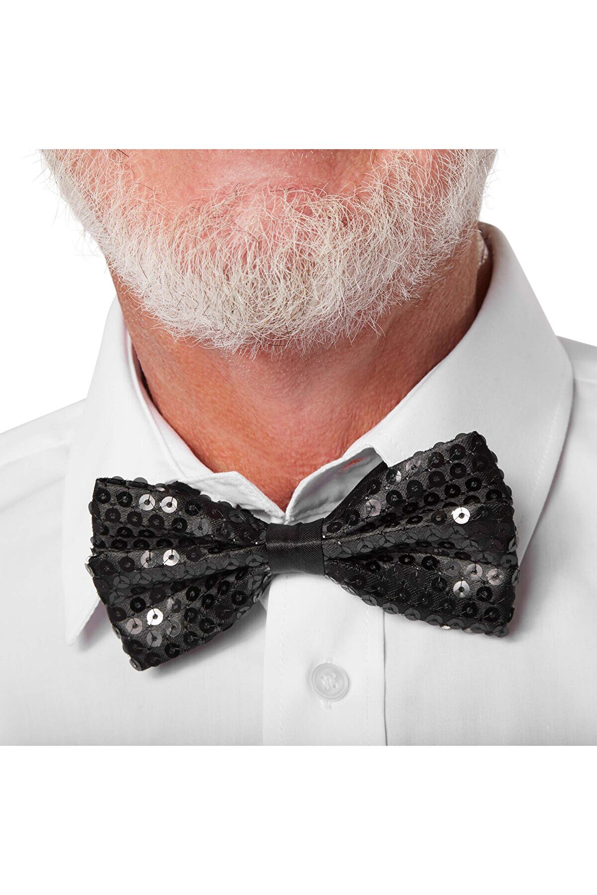 Ethab Ti̇caret Si̇yah Payetli̇ Pullu Papyon