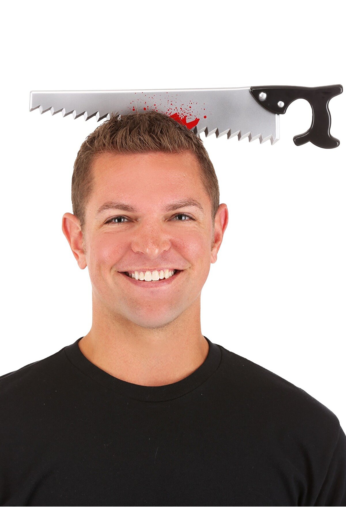 Ethab Ti̇caret Kafaya Saplanmış Halloween Kanlı Testere Şaka Tacı