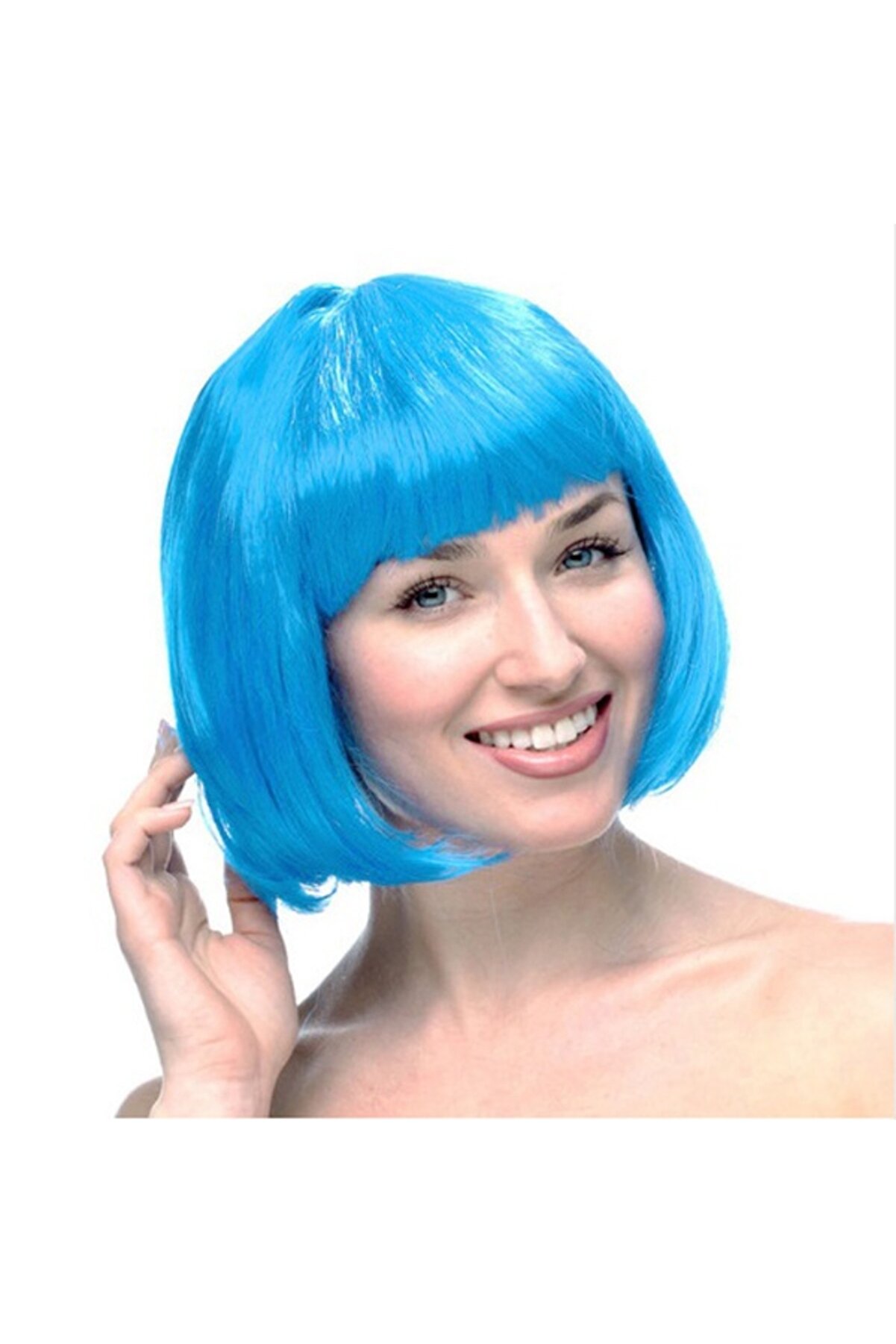 Ethab Ti̇caret Turkuaz Peruk Sa&ccedil;