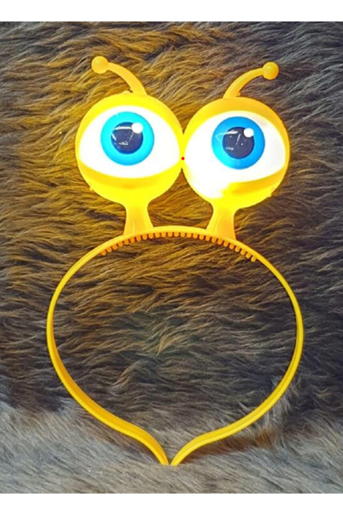 Ethab Ti̇caret Led Işıklı & Pi̇lli̇ Uzaylı G&ouml;z Parti̇ Tacı Sarı Renk